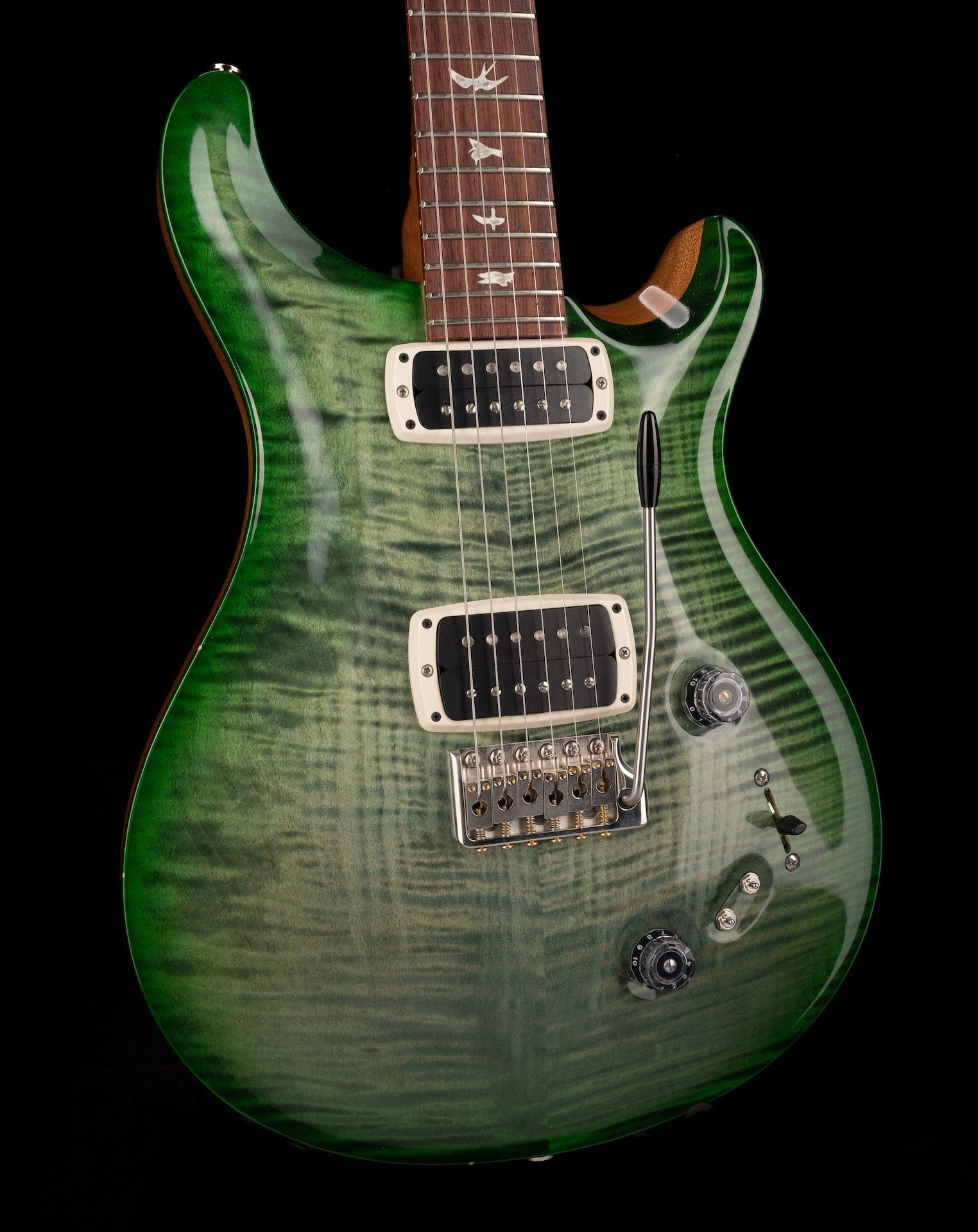 Used PRS 408 Trampas Green Burst Electric Guitar With OHSC - Image 10