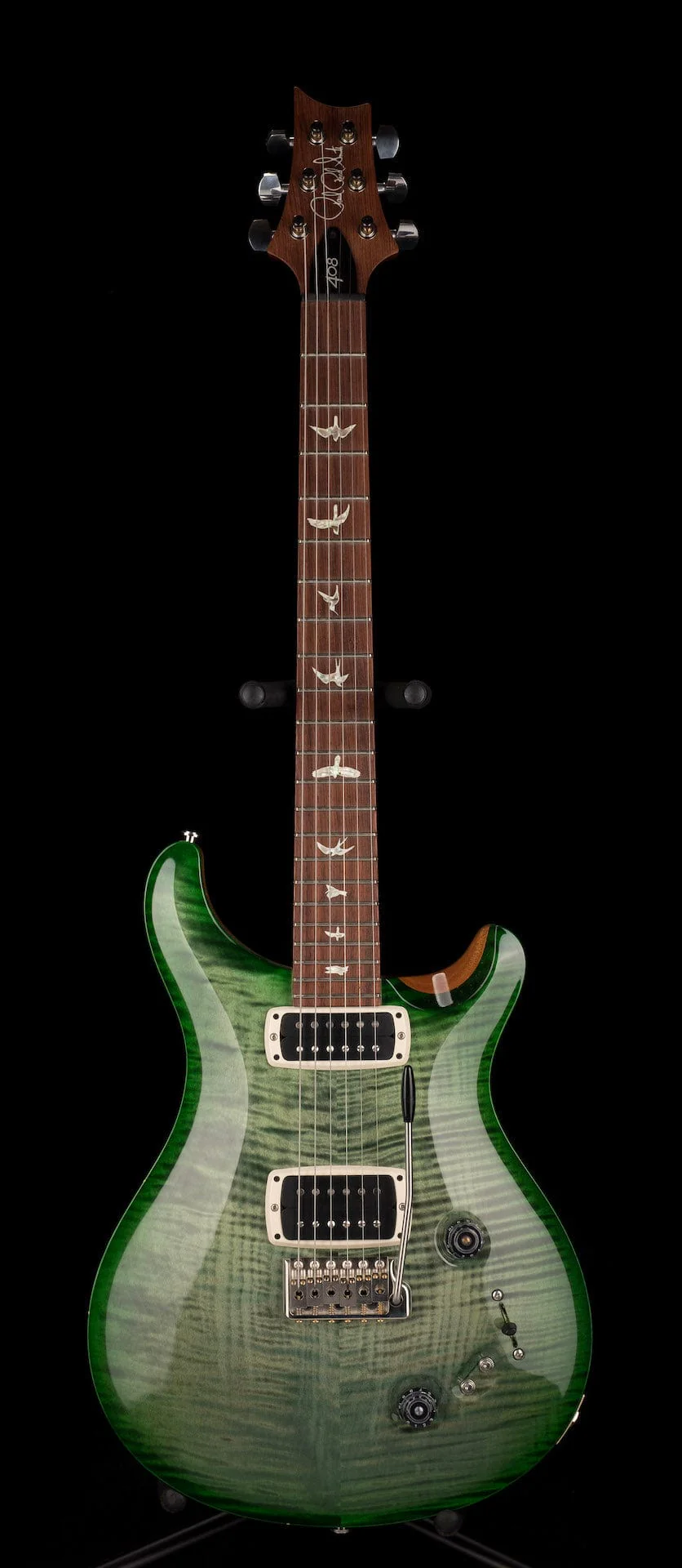 Used PRS 408 Trampas Green Burst Electric Guitar With OHSC - Image 2