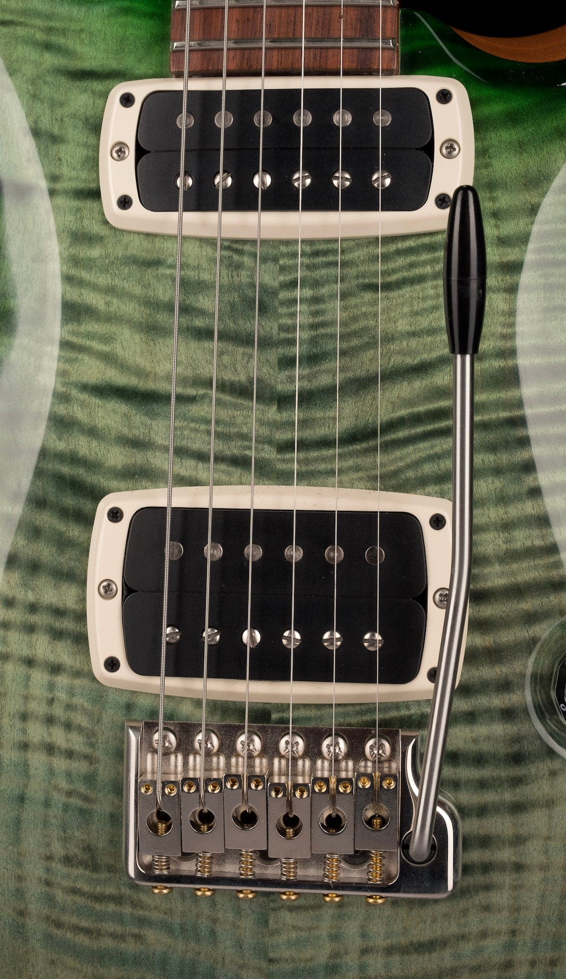 Used PRS 408 Trampas Green Burst Electric Guitar With OHSC - Image 7