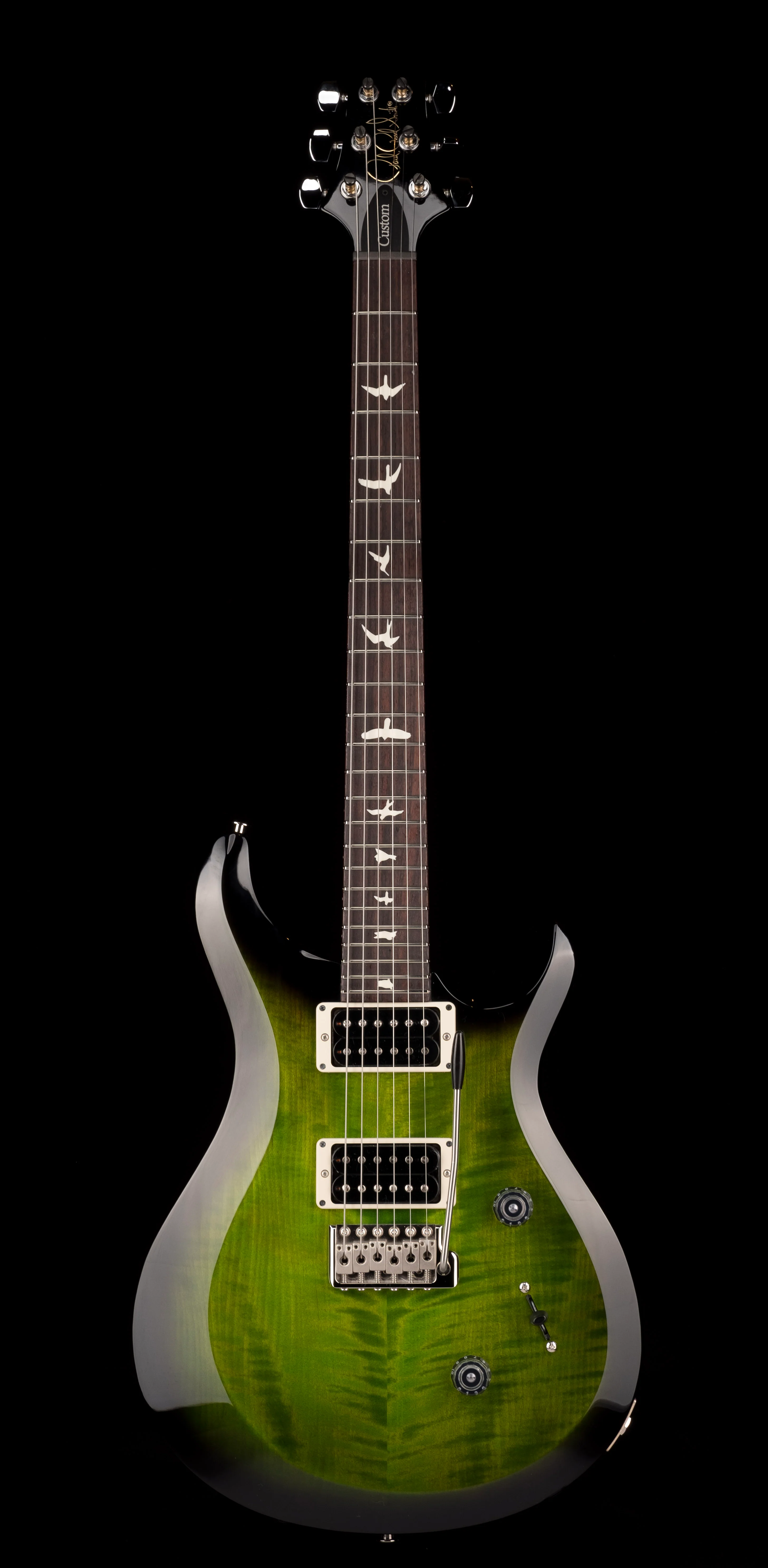 Used PRS S2 Custom 24 Custom Color Eriza Verde Smokeburst with Gig Bag - Image 2