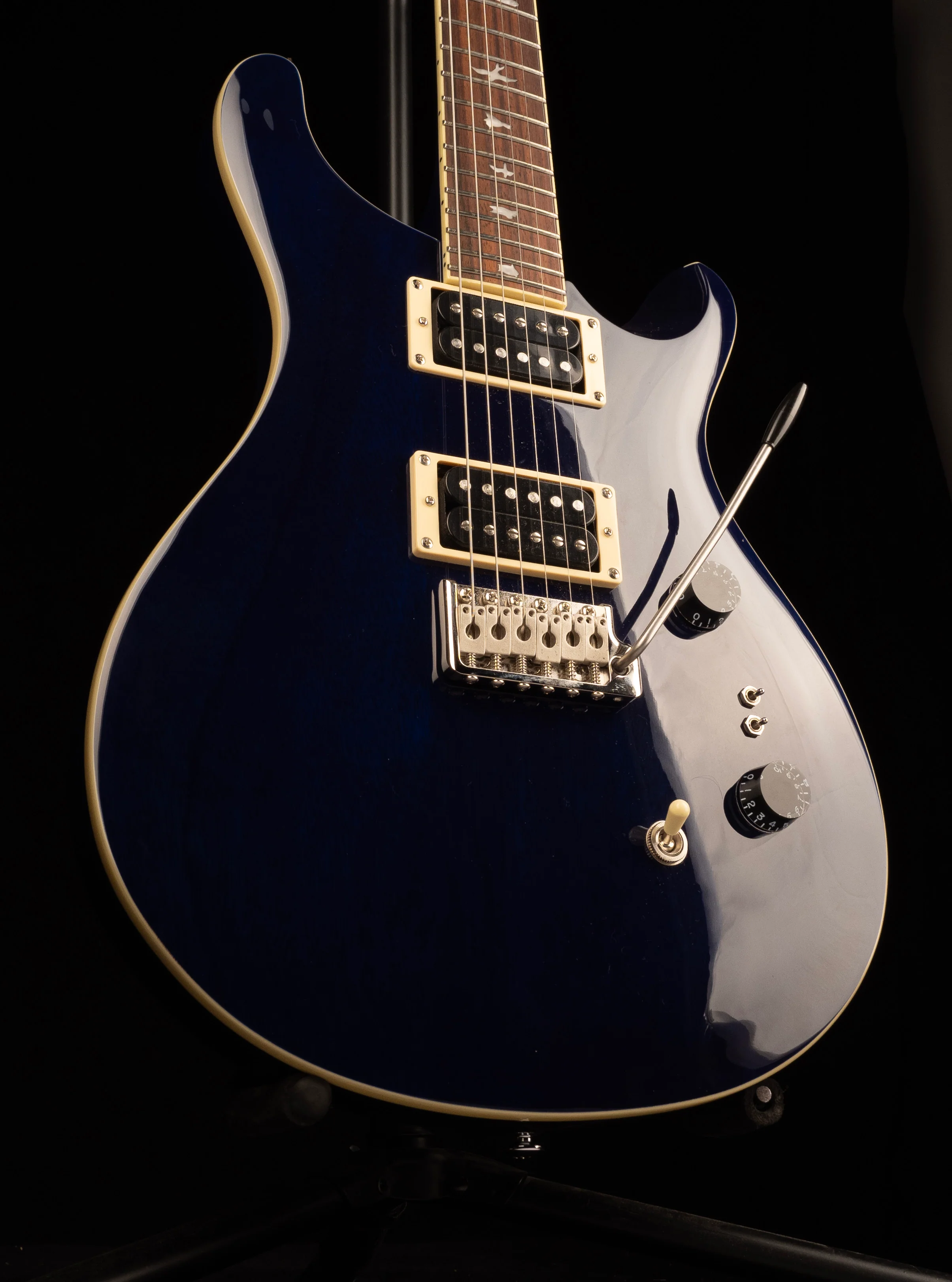 Used PRS SE Standard 24-08 Translucent Blue with Gig Bag - Image 5