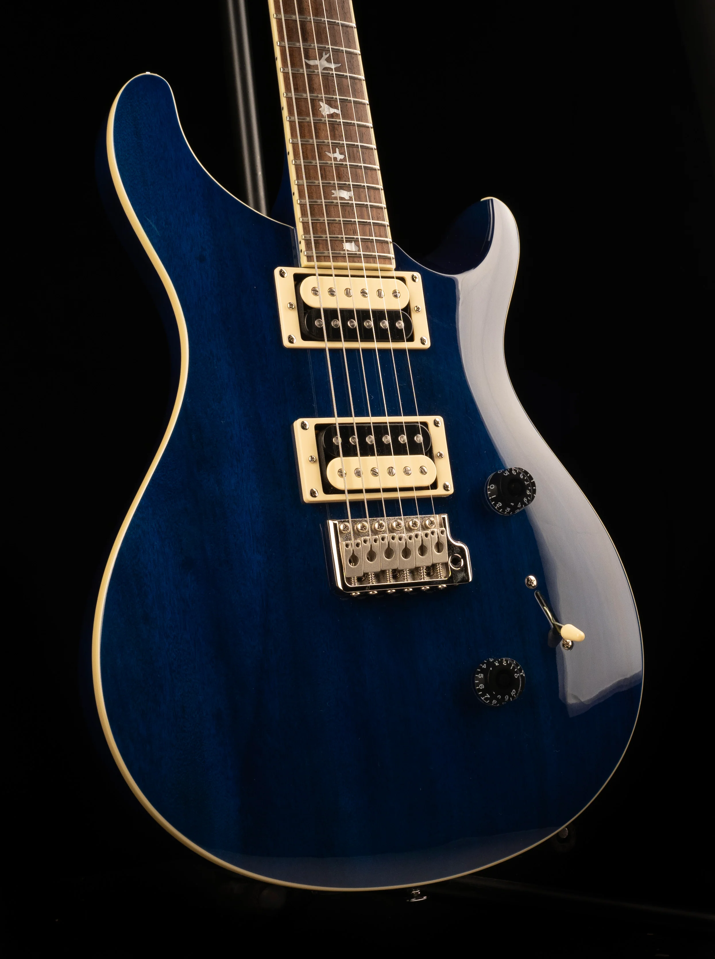 Used PRS SE Standard 24 Translucent Blue with Gig Bag - Image 2