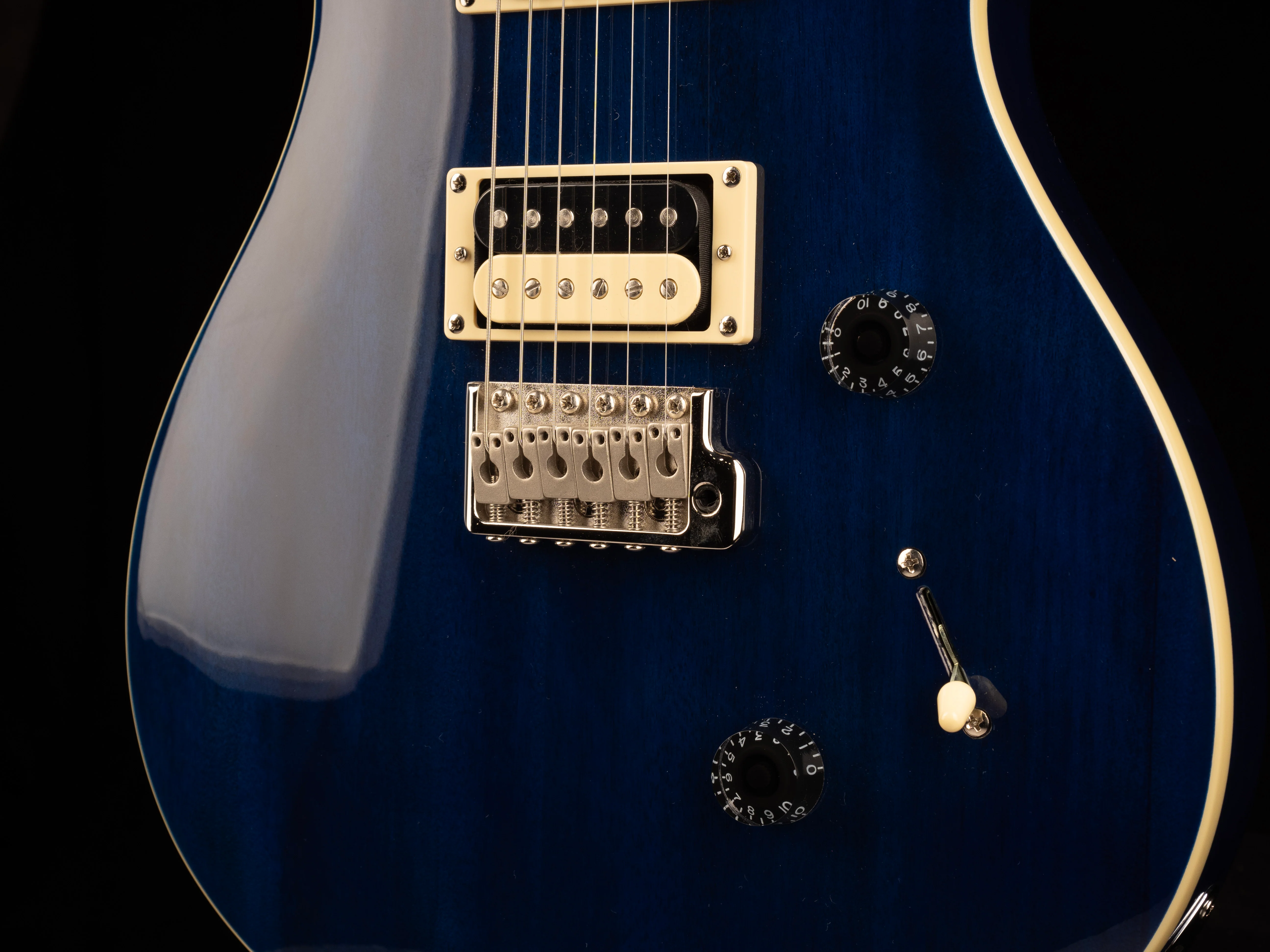Used PRS SE Standard 24 Translucent Blue with Gig Bag - Image 4