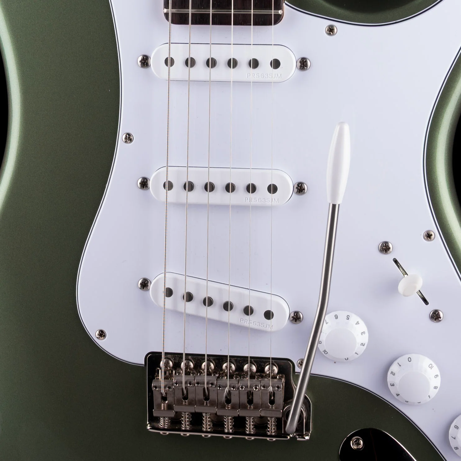 Used PRS Silver Sky Green Orion with Gig Bag - Serial # 0306277 - Image 4