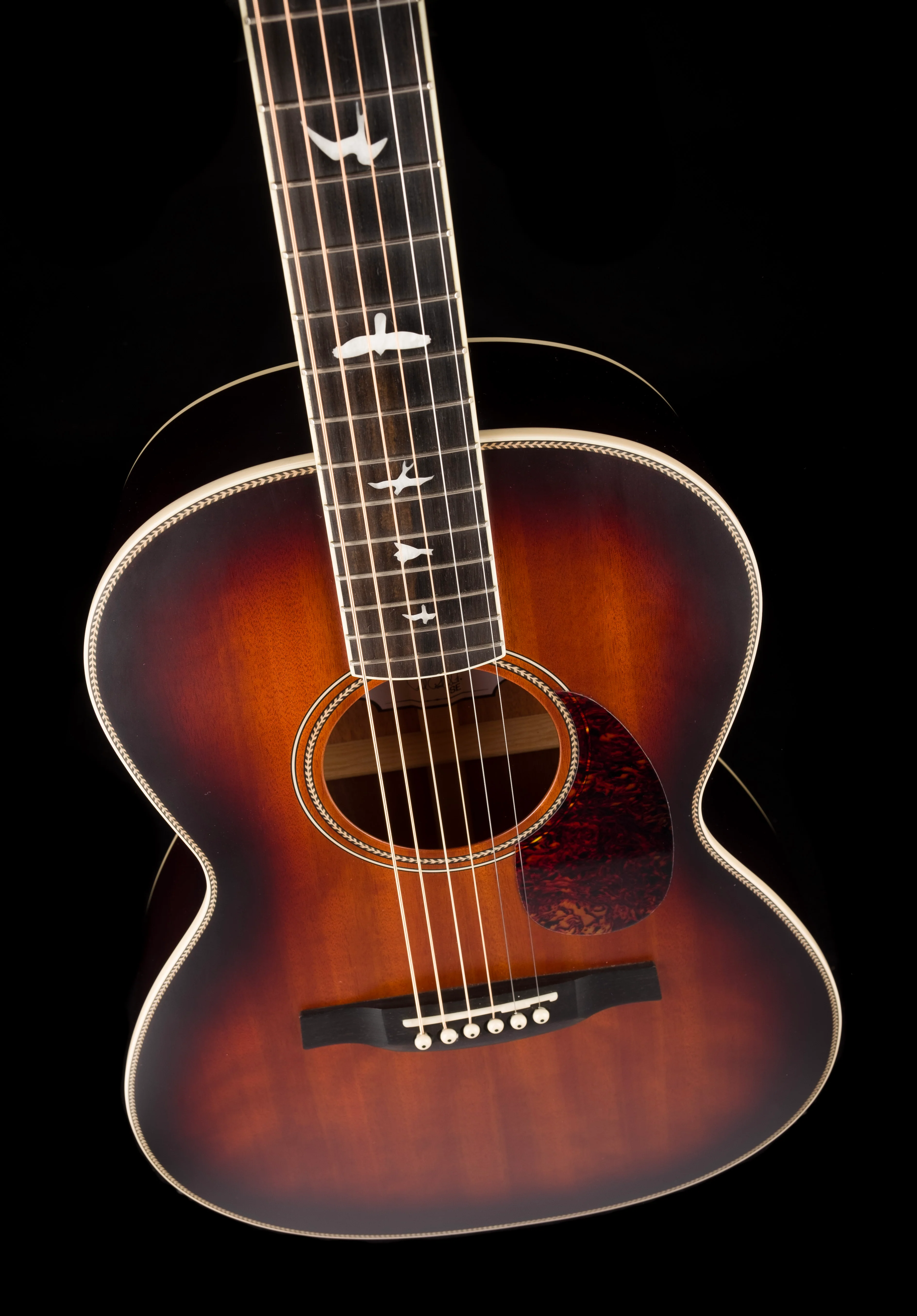 Used PRS SE Tonare P20 Parlor Acoustic Guitar Sunburst with Gig Bag - Image 4