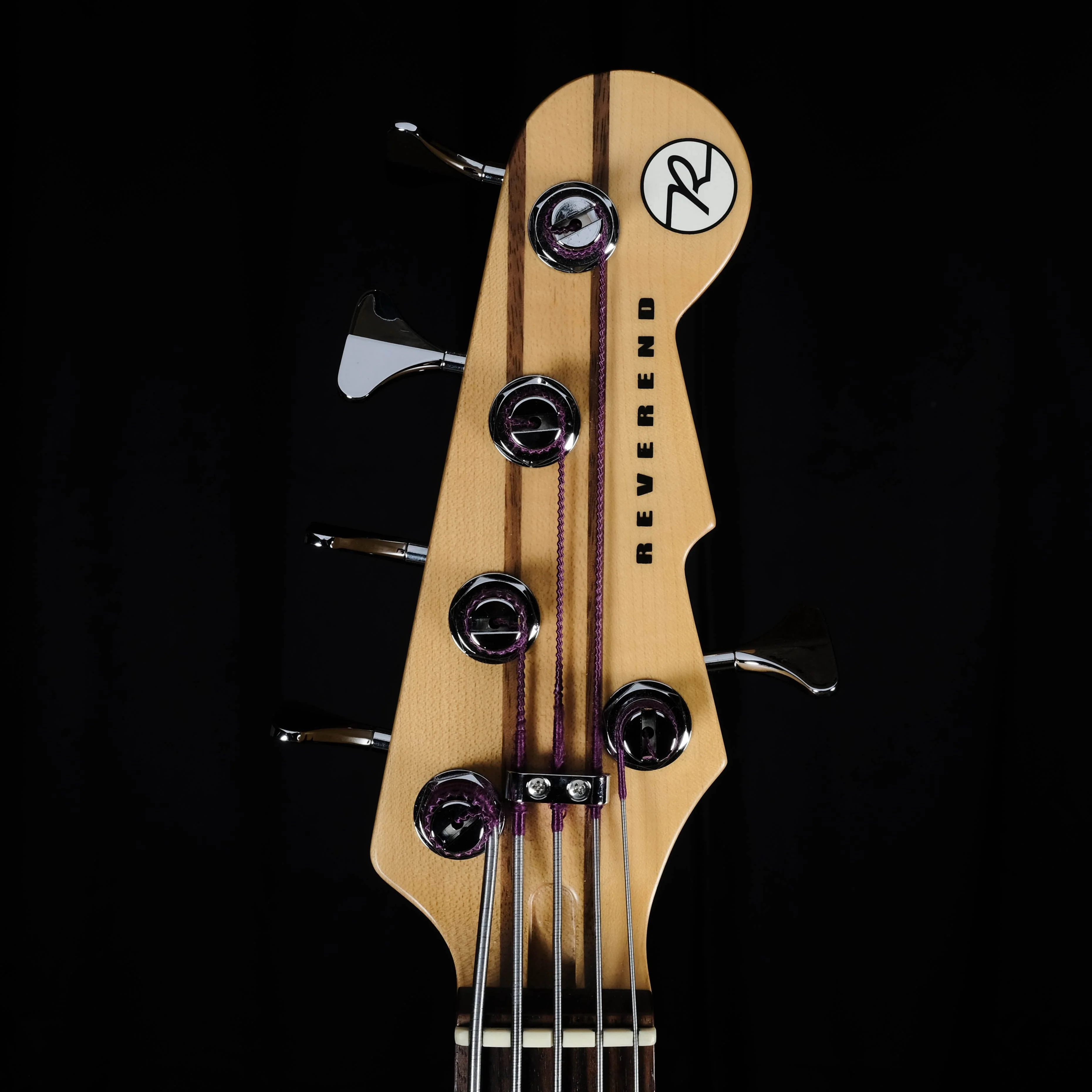 Used Reverend Mercalli 5FM Coffeeburst Flame Maple Bass Guitar With Case - Image 10