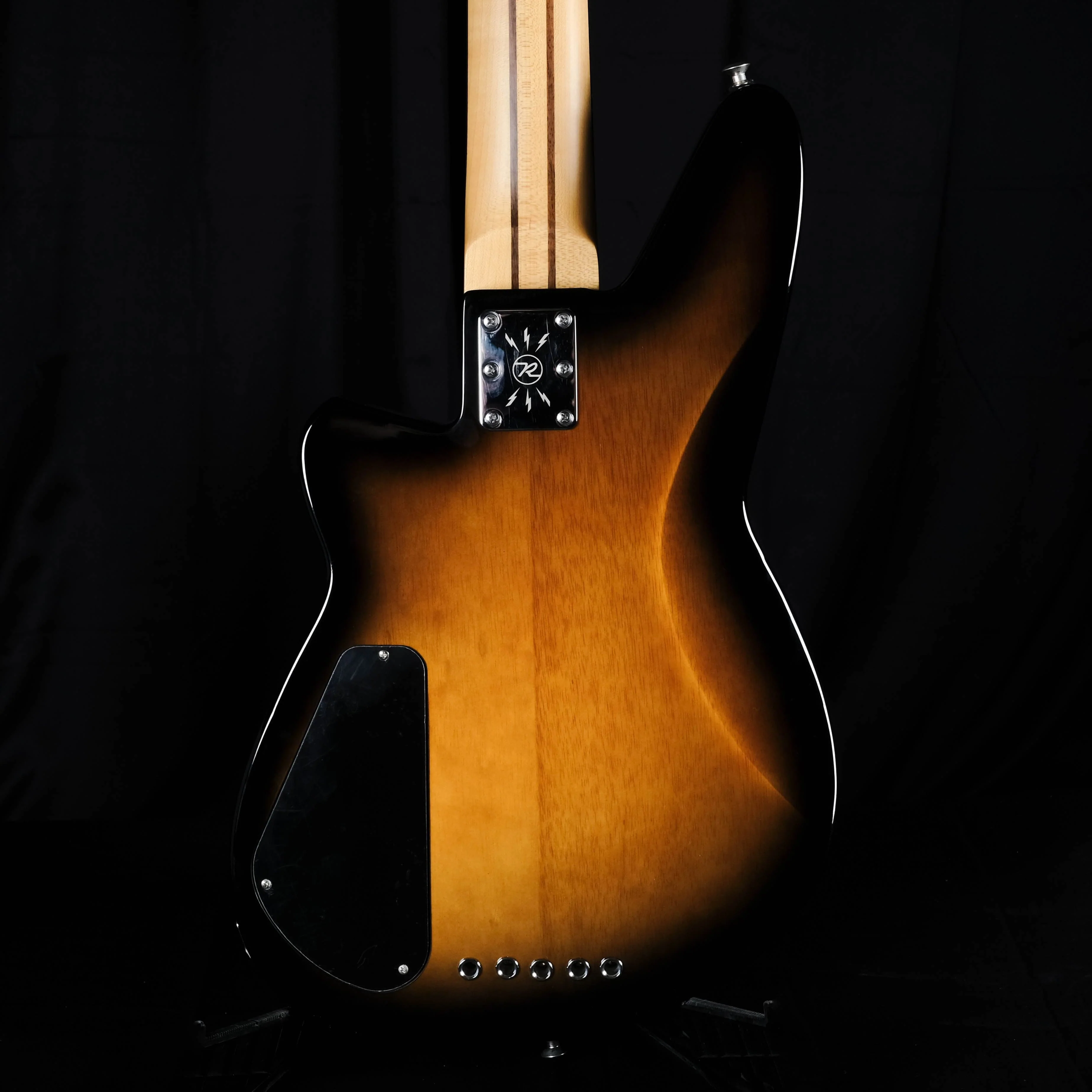 Used Reverend Mercalli 5FM Coffeeburst Flame Maple Bass Guitar With Case - Image 9