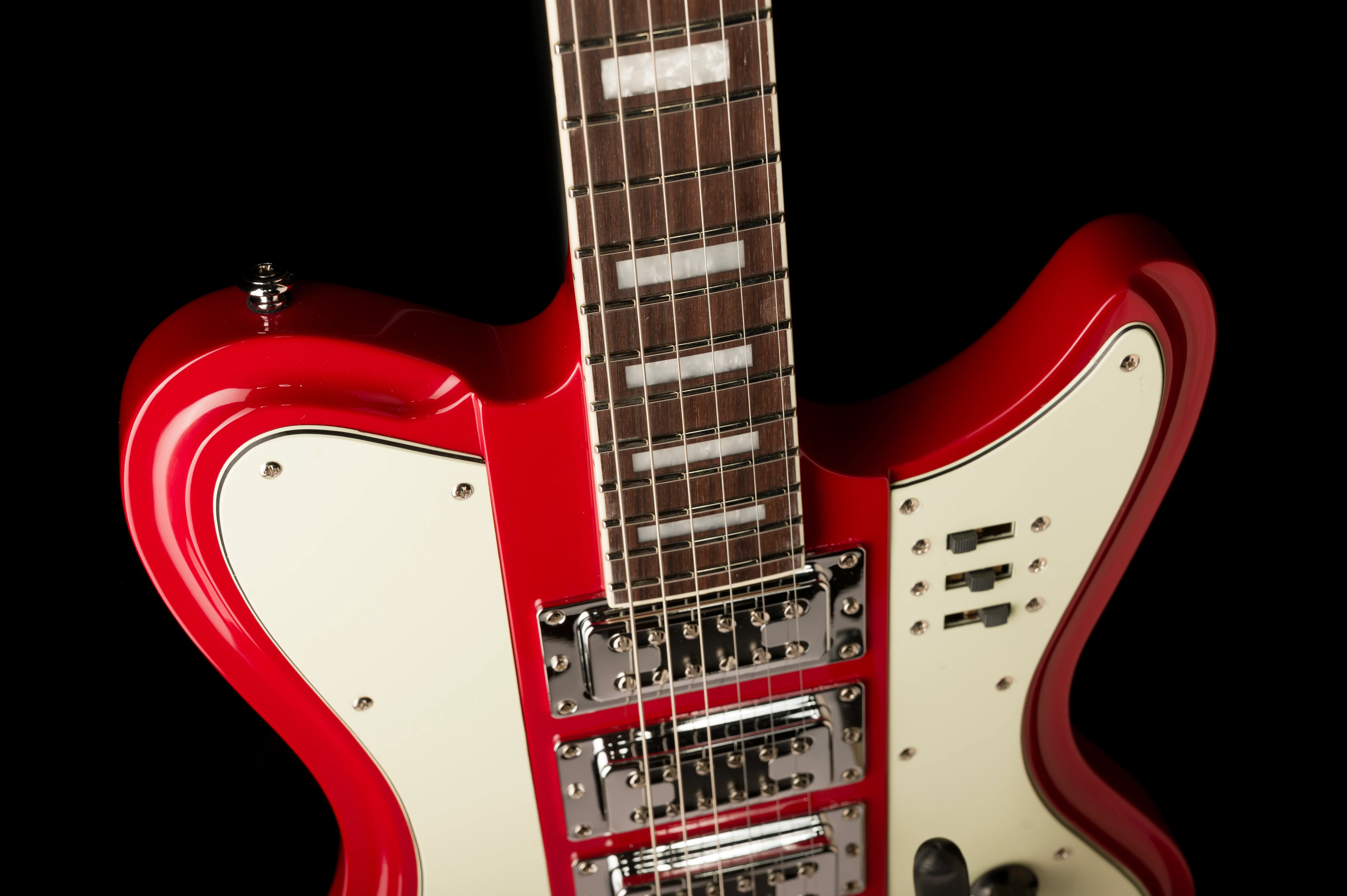 Used Schecter Diamond Series Ultra III Vintage Red with OHSC - Image 3