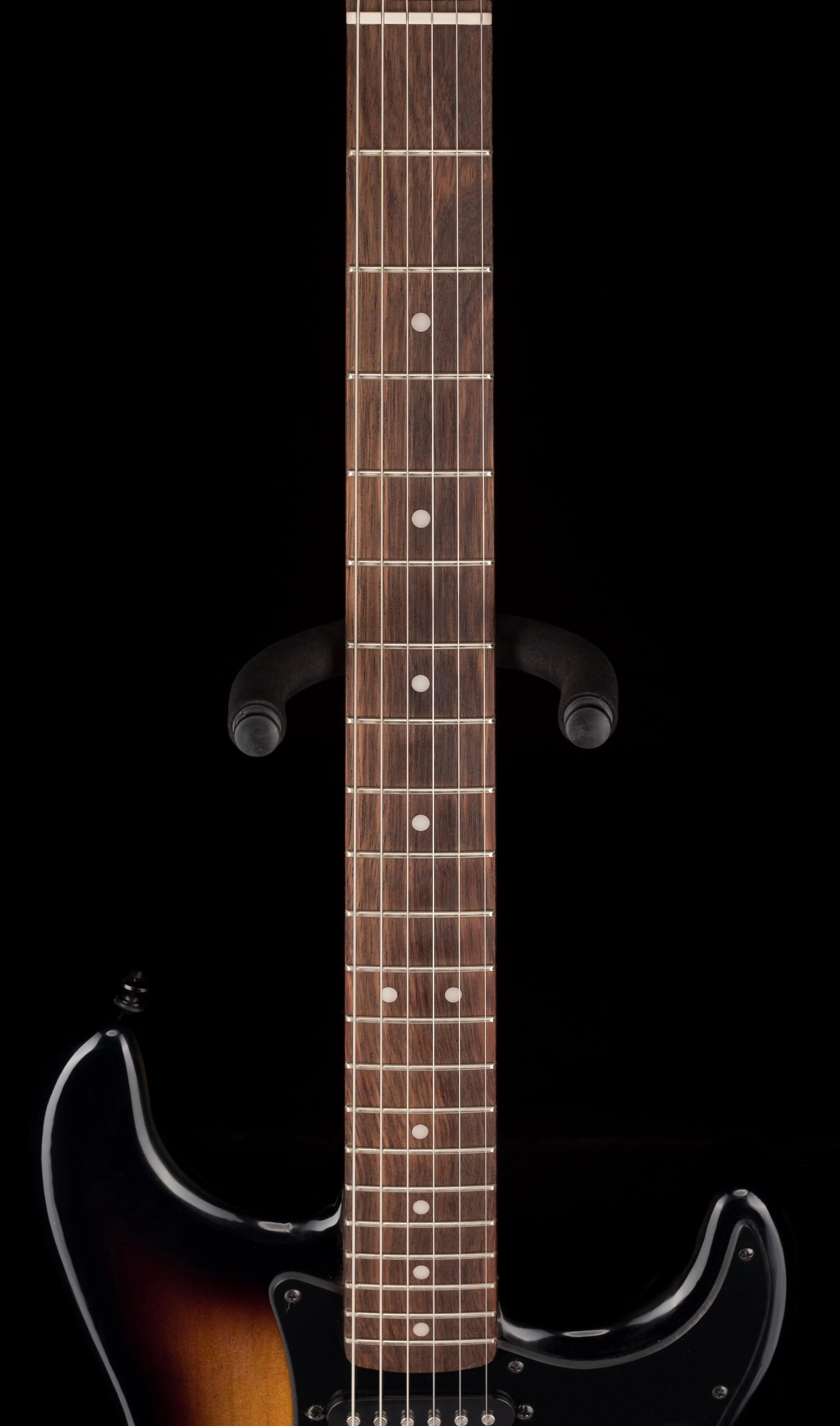 Used Squier Bullet Stratocaster HSS Hardtail 2-Tone Sunburst Electric Guitar - Image 10