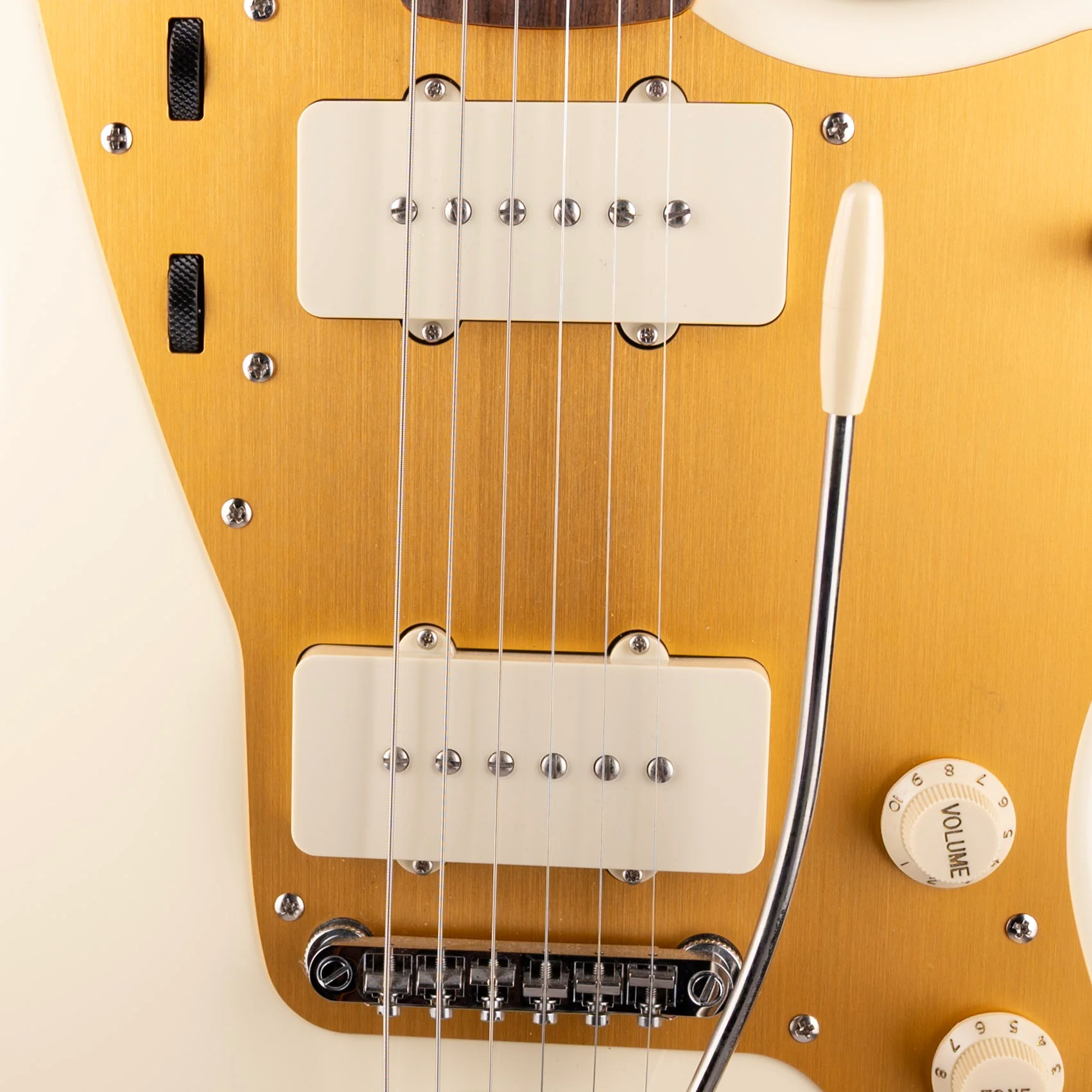 Used Squier J Mascis Jazzmaster Vintage White Electric Guitar - Image 4
