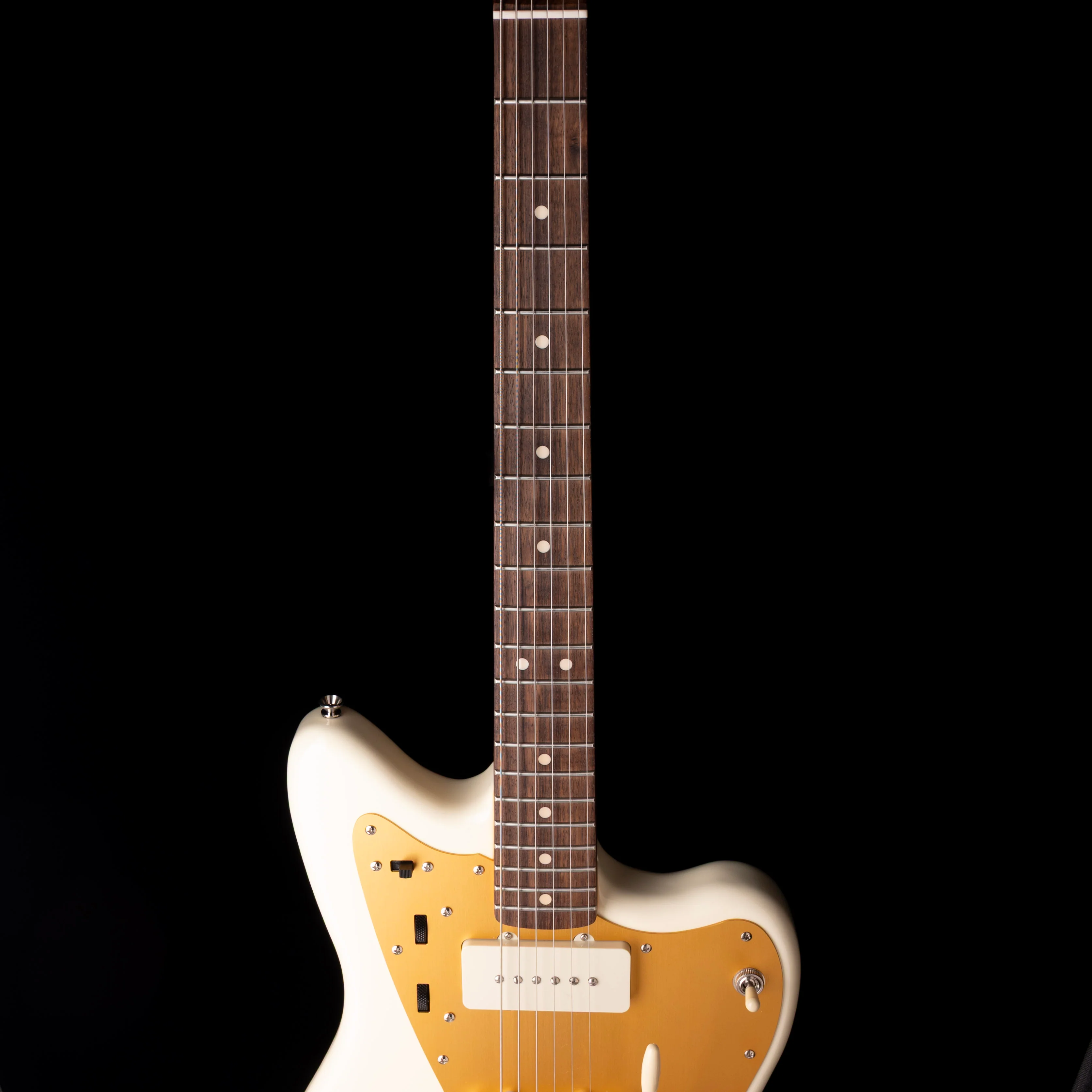 Used Squier J Mascis Jazzmaster Vintage White Electric Guitar - Image 7