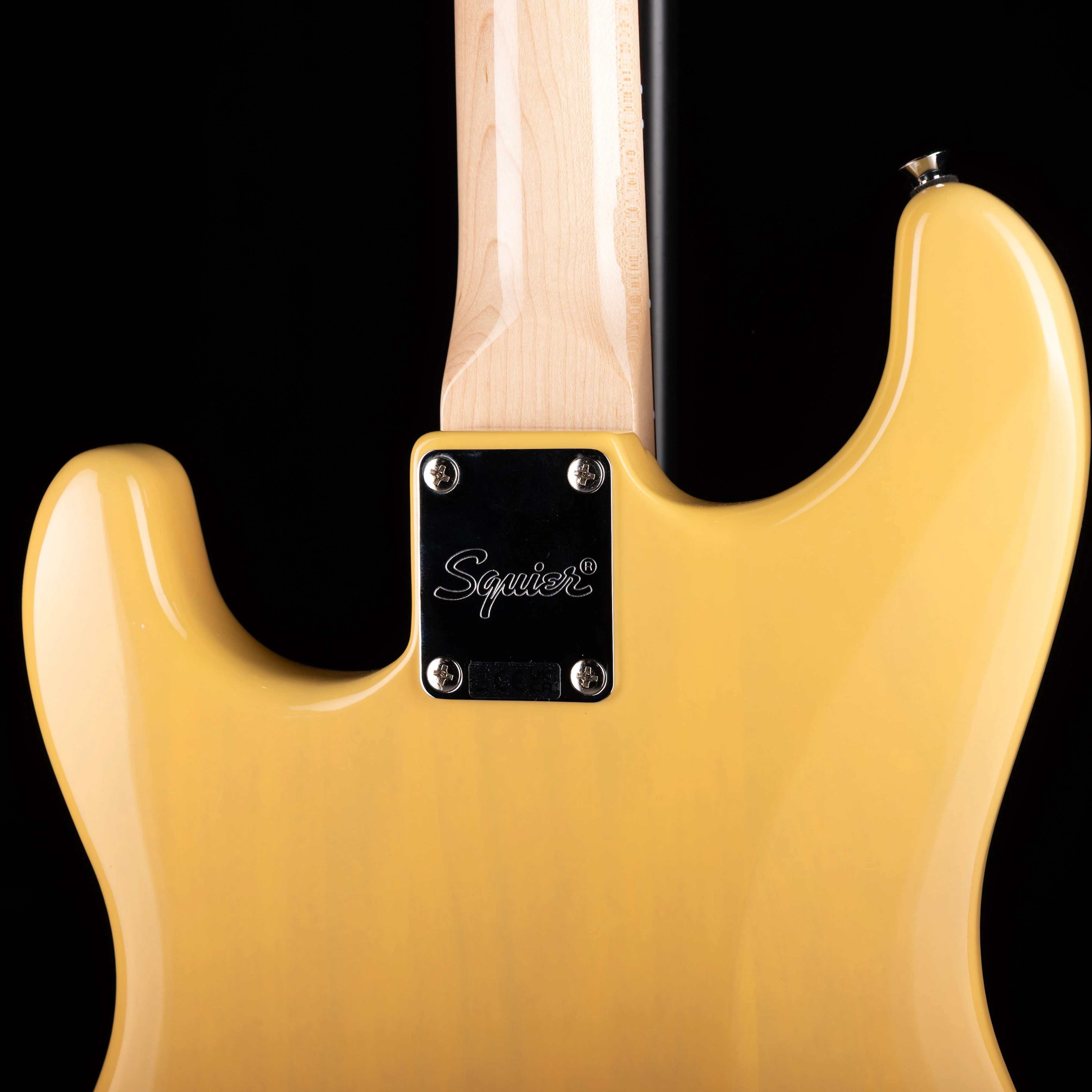 Used Squier Paranormal Strat-O-Sonic Vintage Blonde With Gig Bag - Image 5