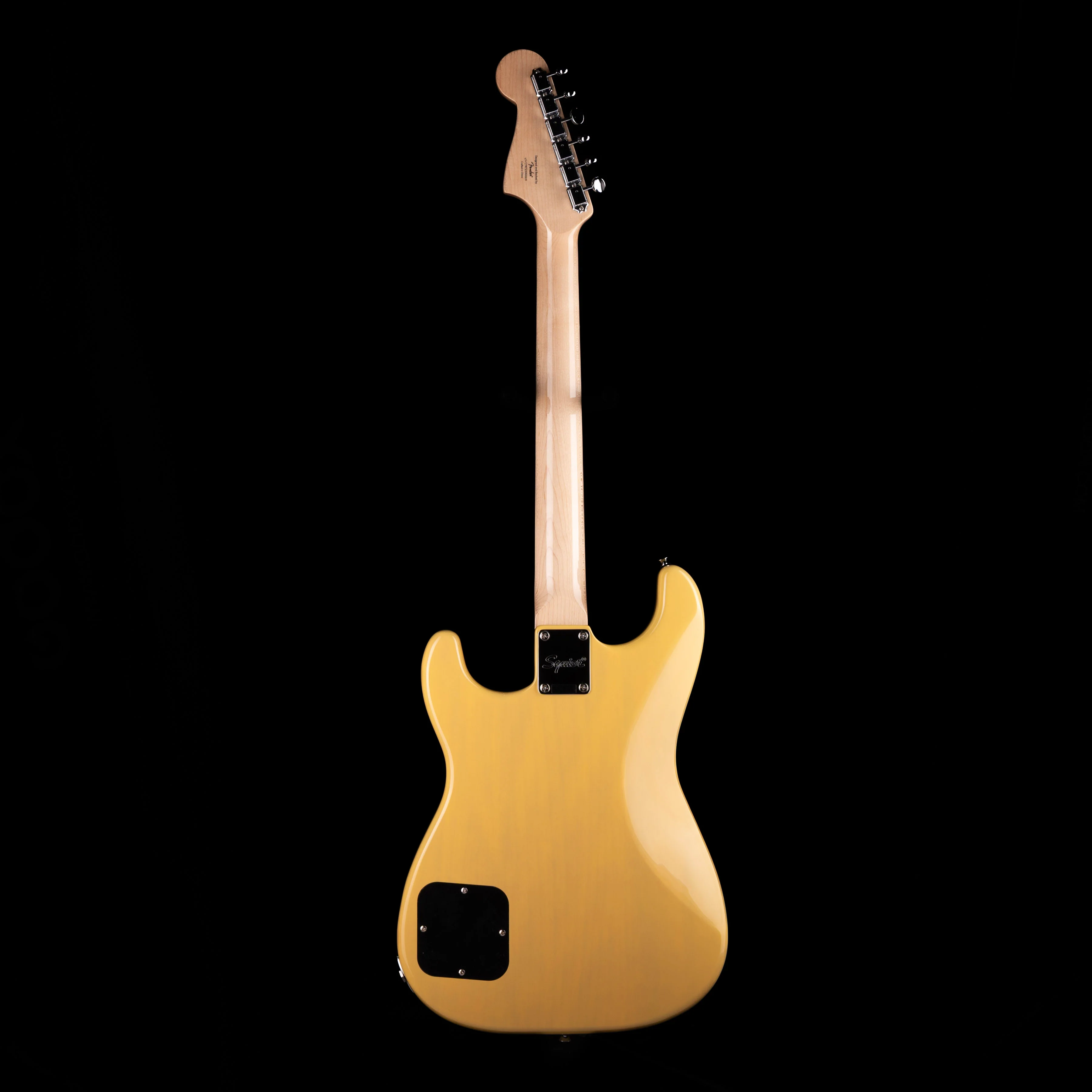 Used Squier Paranormal Strat-O-Sonic Vintage Blonde With Gig Bag - Image 7
