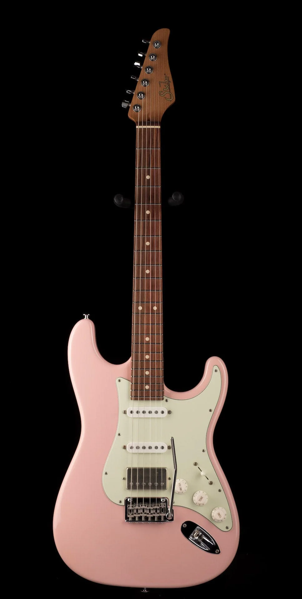 Used Suhr Mateus Asato Signature Classic S Antique HSS Shell Pink with OHSC - Image 2