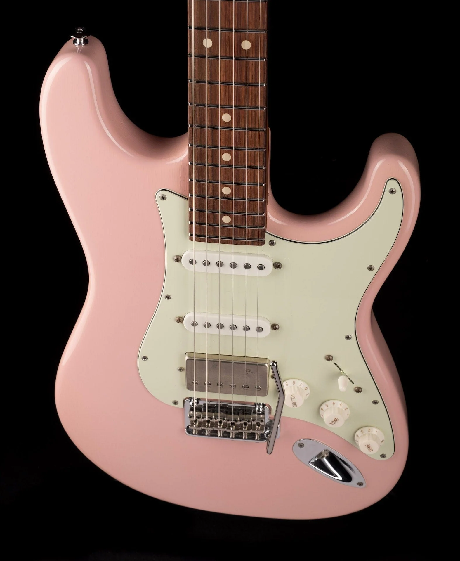 Used Suhr Mateus Asato Signature Classic S Antique HSS Shell Pink with OHSC - Image 4