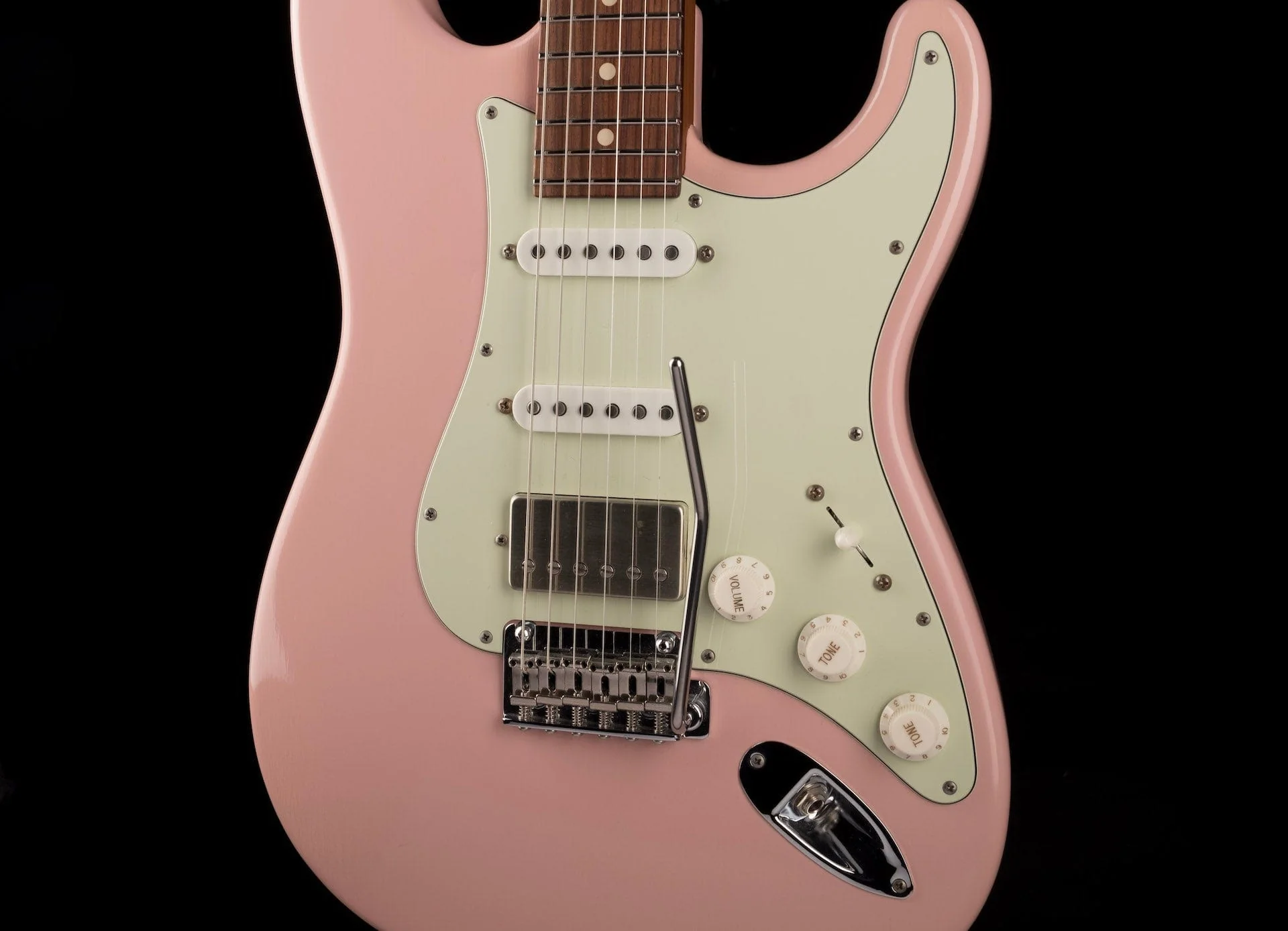 Used Suhr Mateus Asato Signature Classic S Antique HSS Shell Pink with OHSC - Image 6