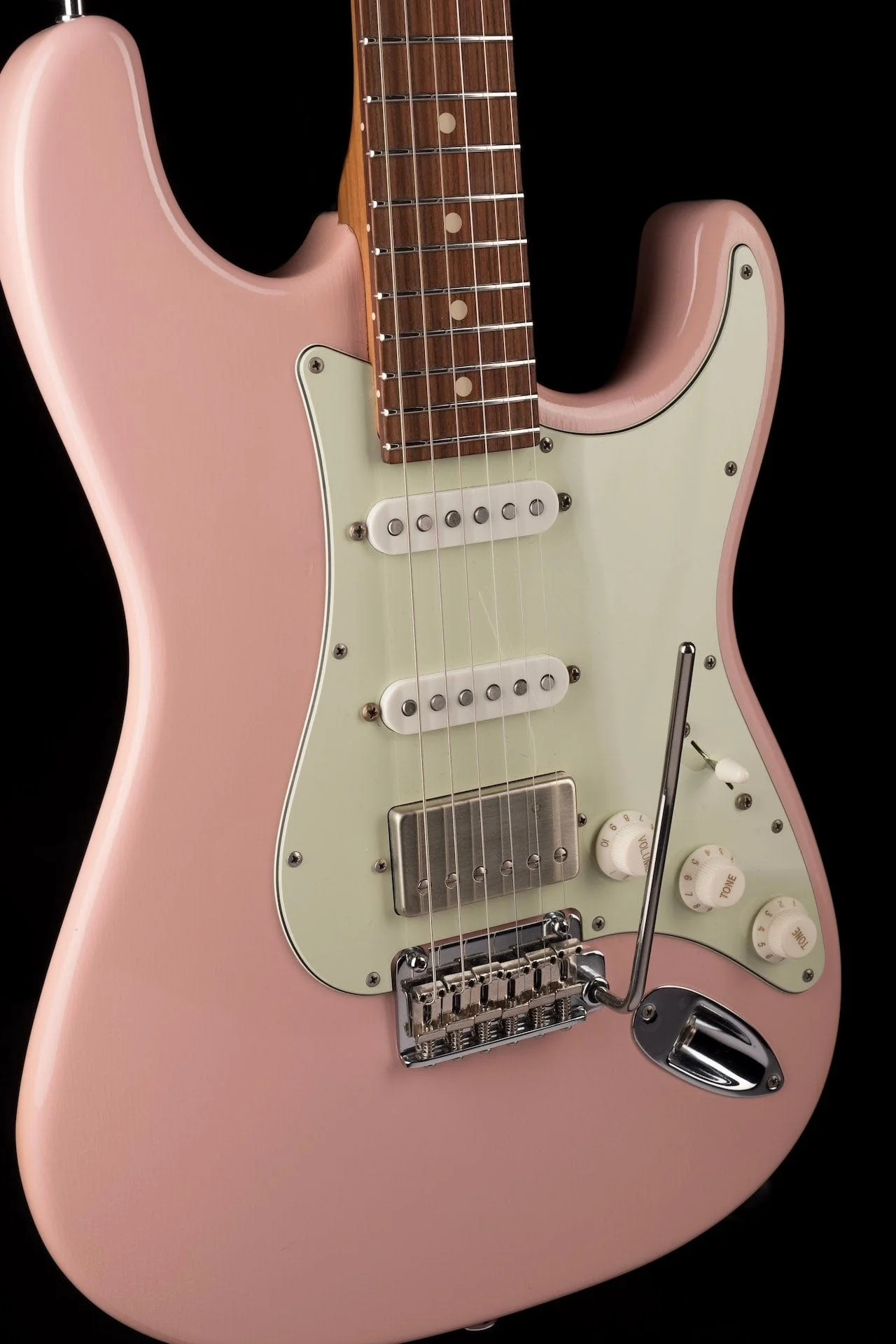 Used Suhr Mateus Asato Signature Classic S Antique HSS Shell Pink with OHSC - Image 9