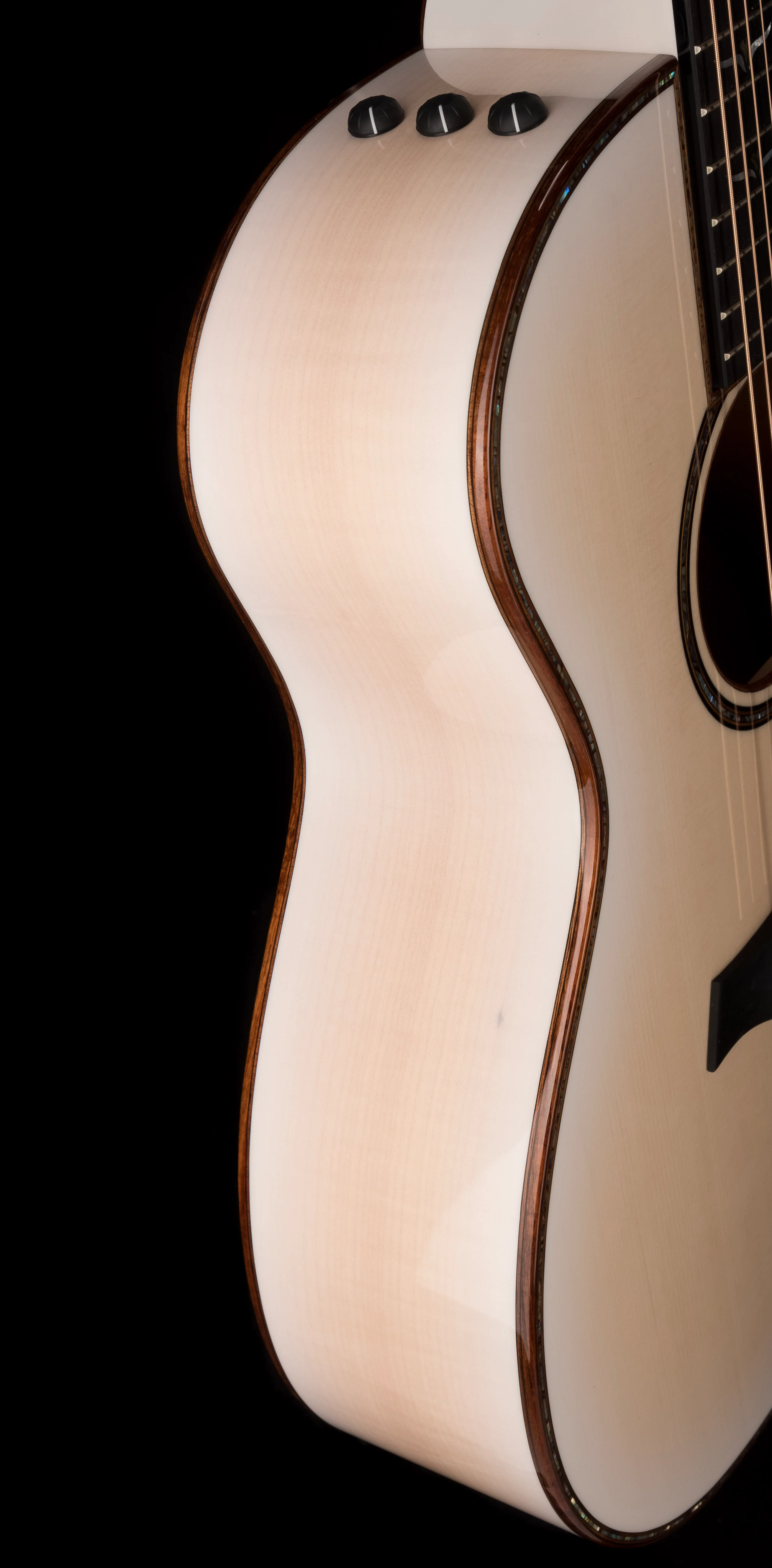 Used Taylor Custom Grand Auditorium C14ce Whitepearl Burst Catch Event # 22 With Case - Image 9