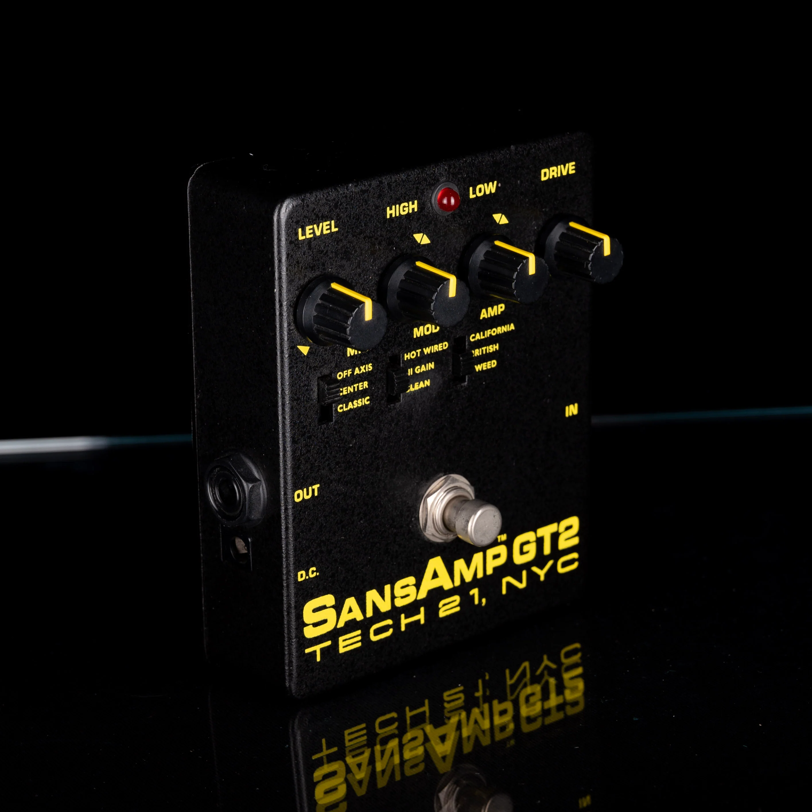 Used Tech 21 SansAmp GT2 Tube Amp Emulator Overdrive Distortion Guitar Pedal - Image 5