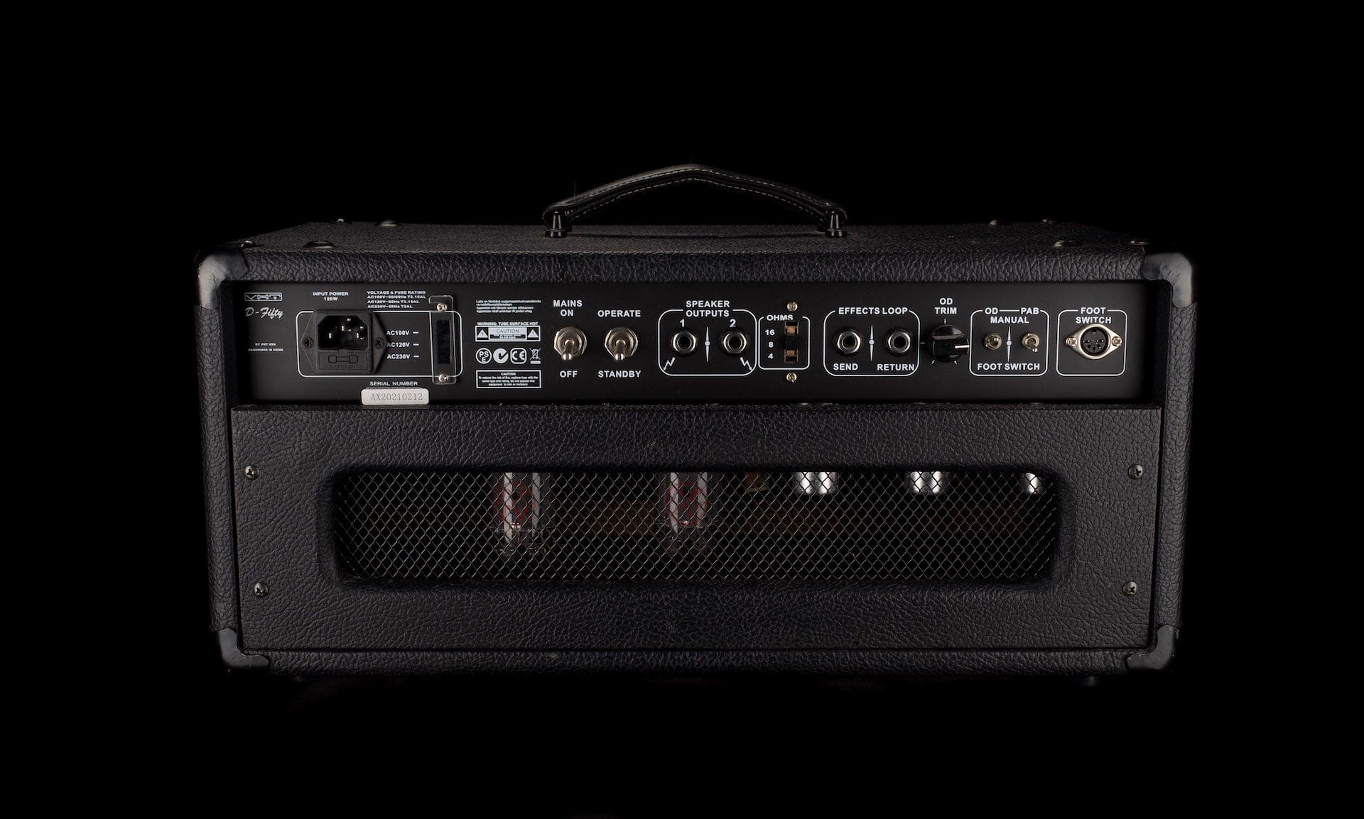 Used VHT Amplification D-Fifty Tube Head and D-212 Cabinet Black - AX2021012 - Image 8