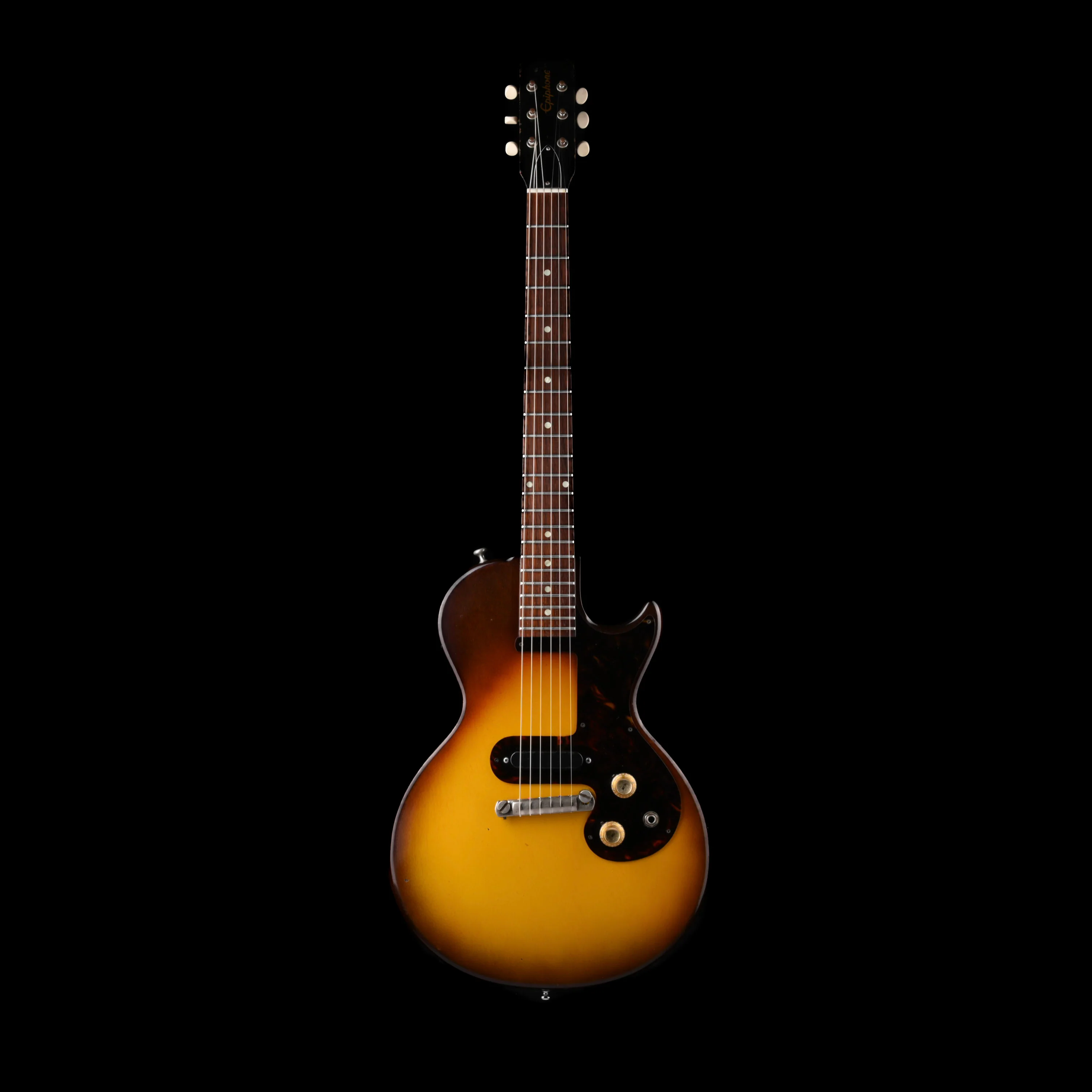 Vintage 1960 Epiphone Olympic Sunburst with Case - Image 2
