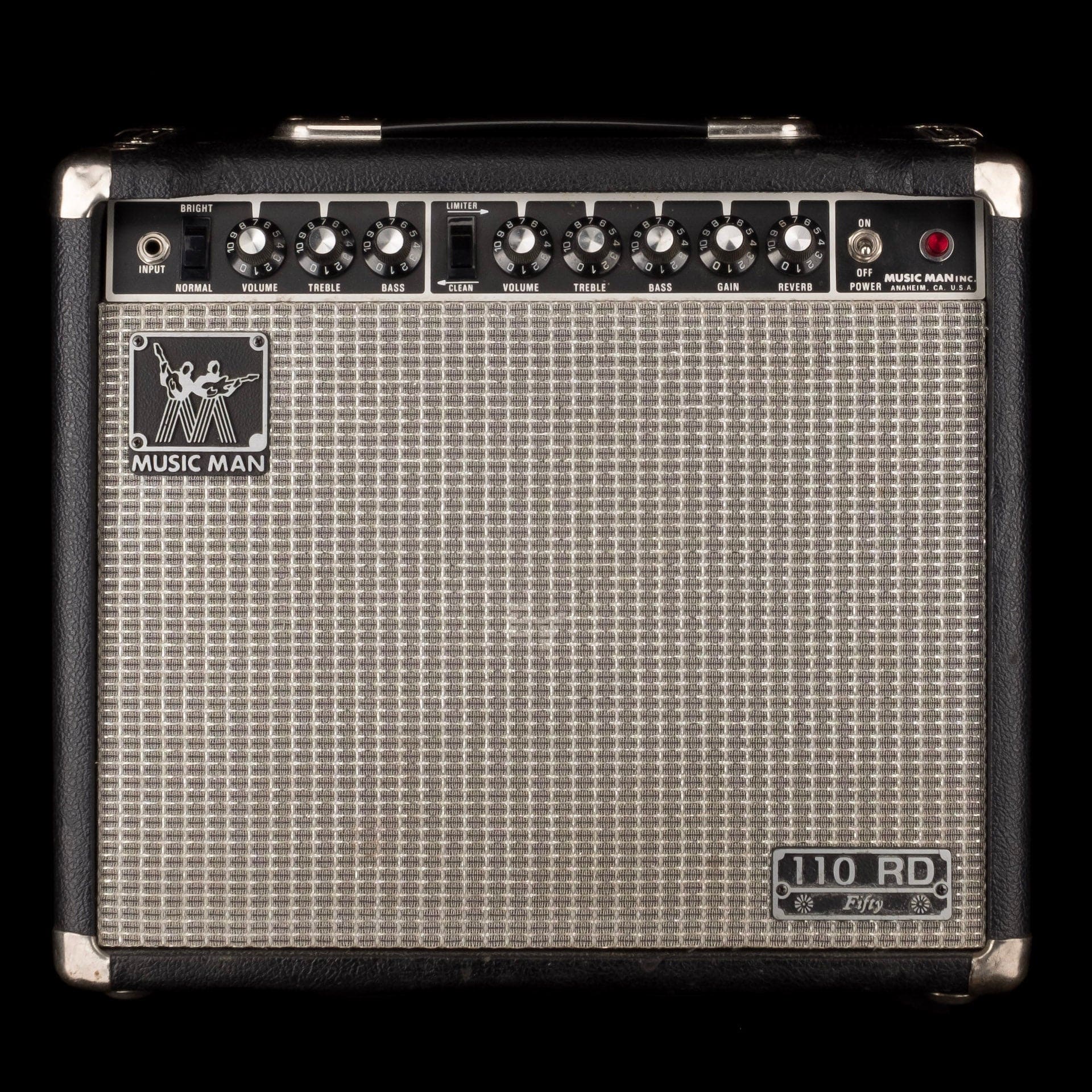 Vintage Music Man 110 RD 50 Guitar Amp Combo With Cover & Foot Switch