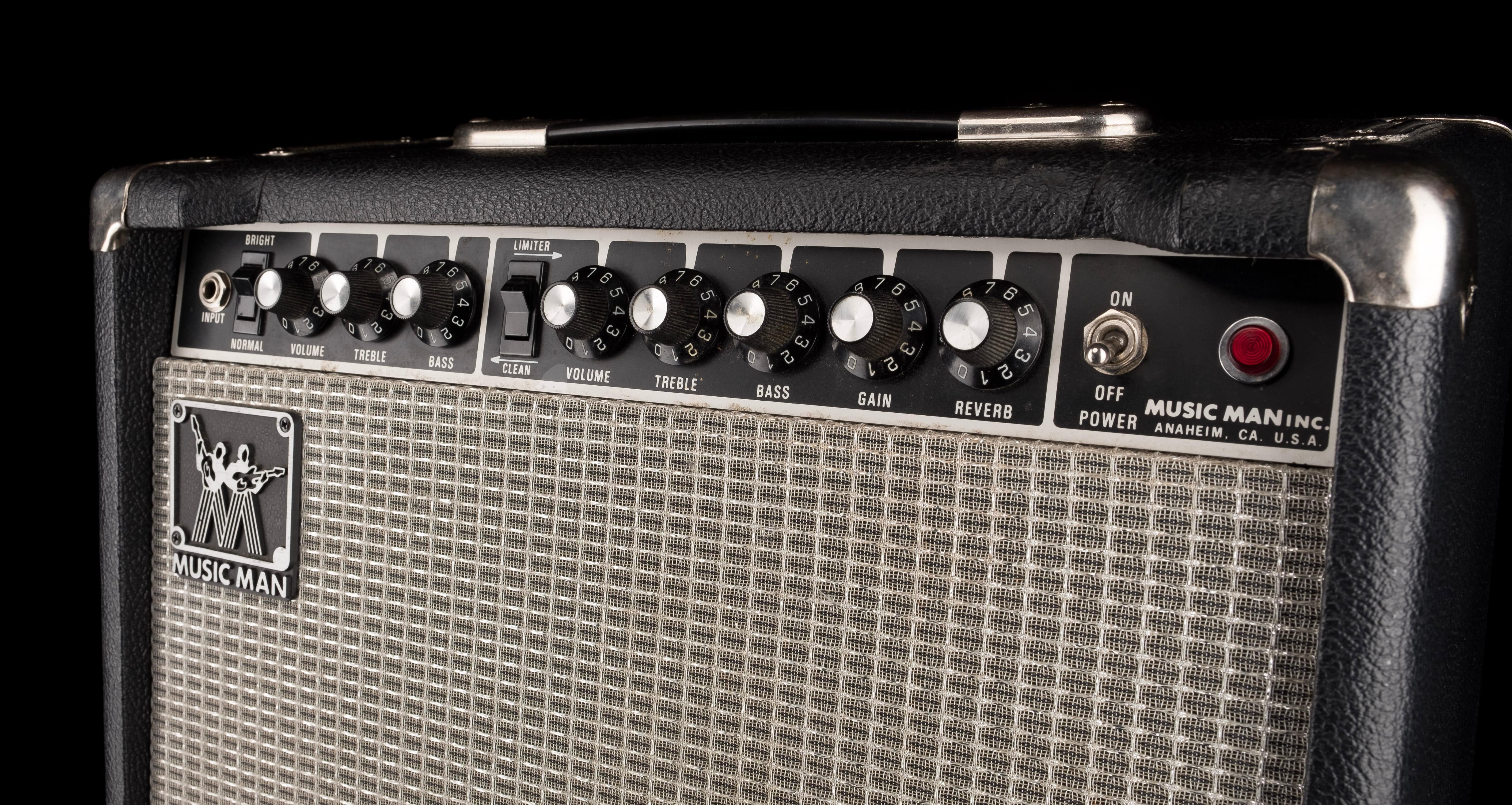 Vintage Music Man 110 RD 50 Guitar Amp Combo With Cover & Foot Switch - Image 3