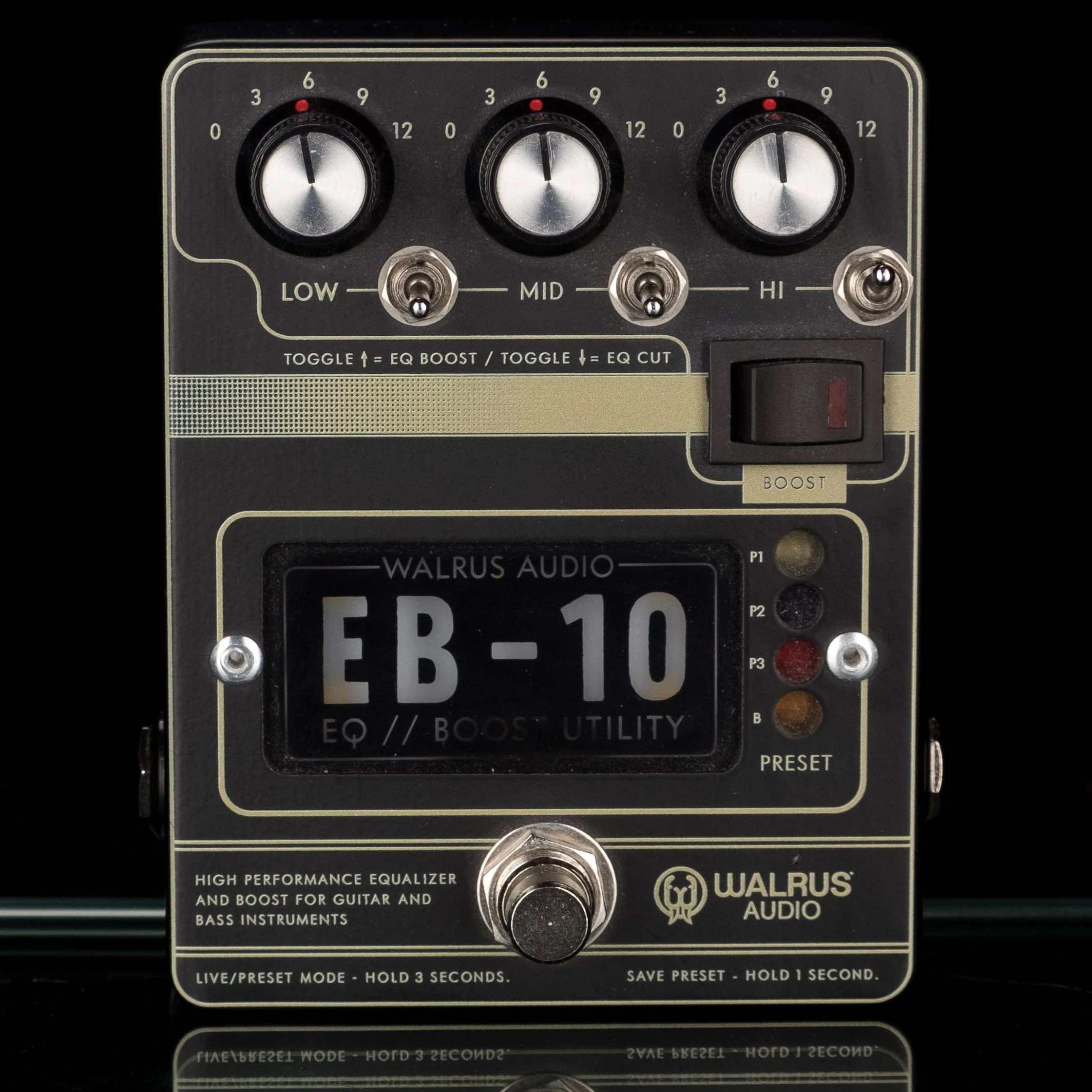 Used Walrus Audio EB-10 Preamp/EQ/Boost Pedal With Box - Image 2