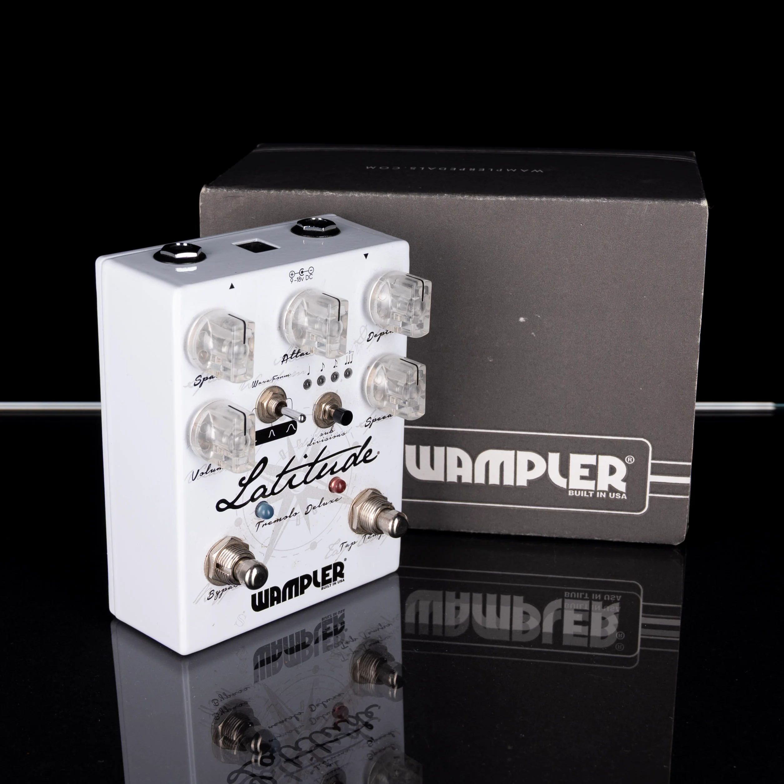 Used Wampler Latitude Tremolo Deluxe Pedal With Box