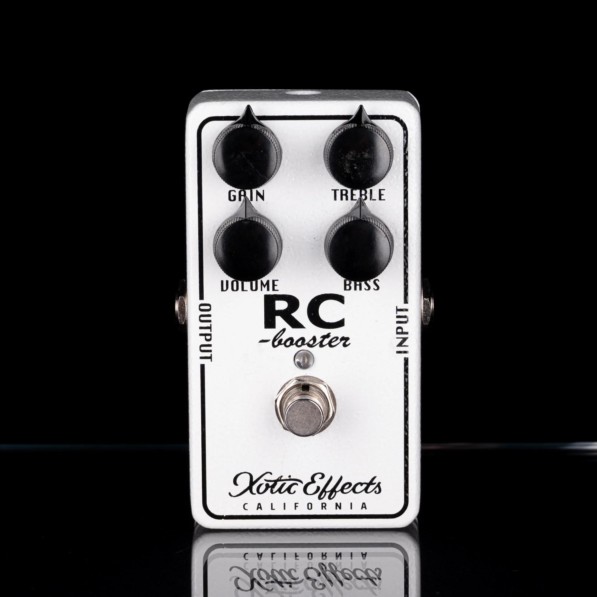 Used Xotic Effects RC Booster Pedal White - S/N - RCB-CL-01412