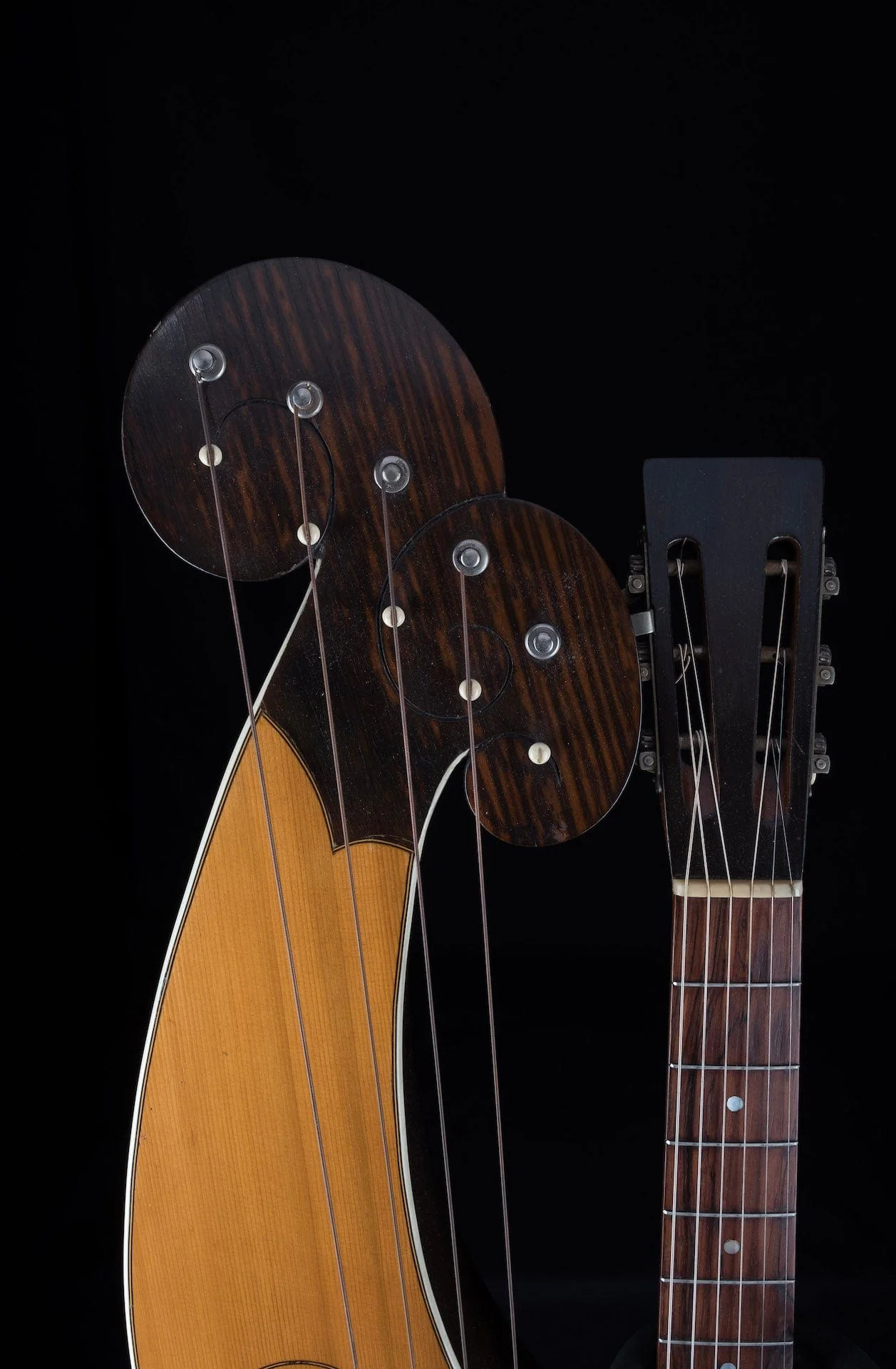Vintage 1907 Larson Brothers Dyer Symphony Style 5 Harp Guitar Owned by Ry Cooder - Image 9