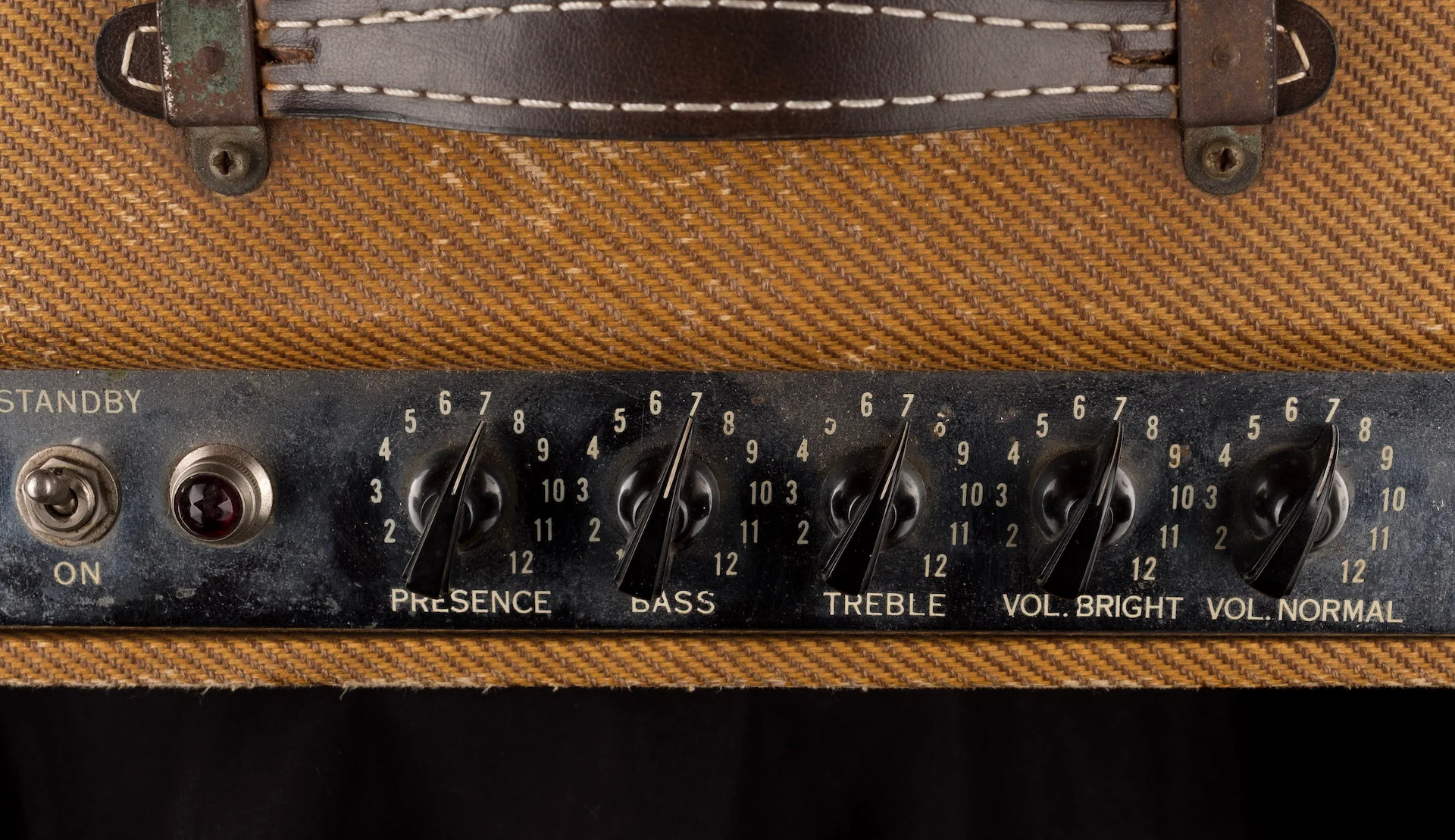 Vintage 1955 Fender Twin Amp Tweed  Guitar Amp Combo - Ry Cooder Collection - Image 13