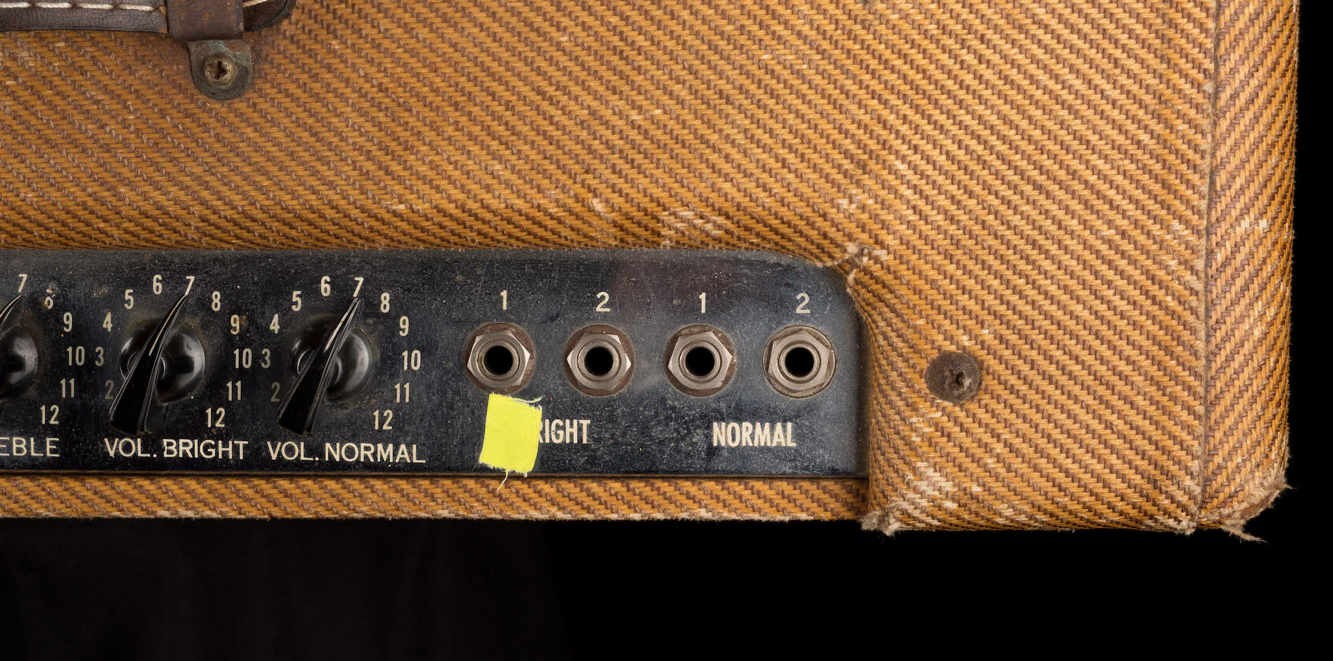 Vintage 1955 Fender Twin Amp Tweed  Guitar Amp Combo - Ry Cooder Collection - Image 14