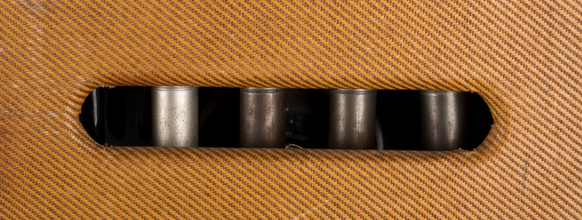 Vintage 1955 Fender Twin Amp Tweed  Guitar Amp Combo - Ry Cooder Collection - Image 9