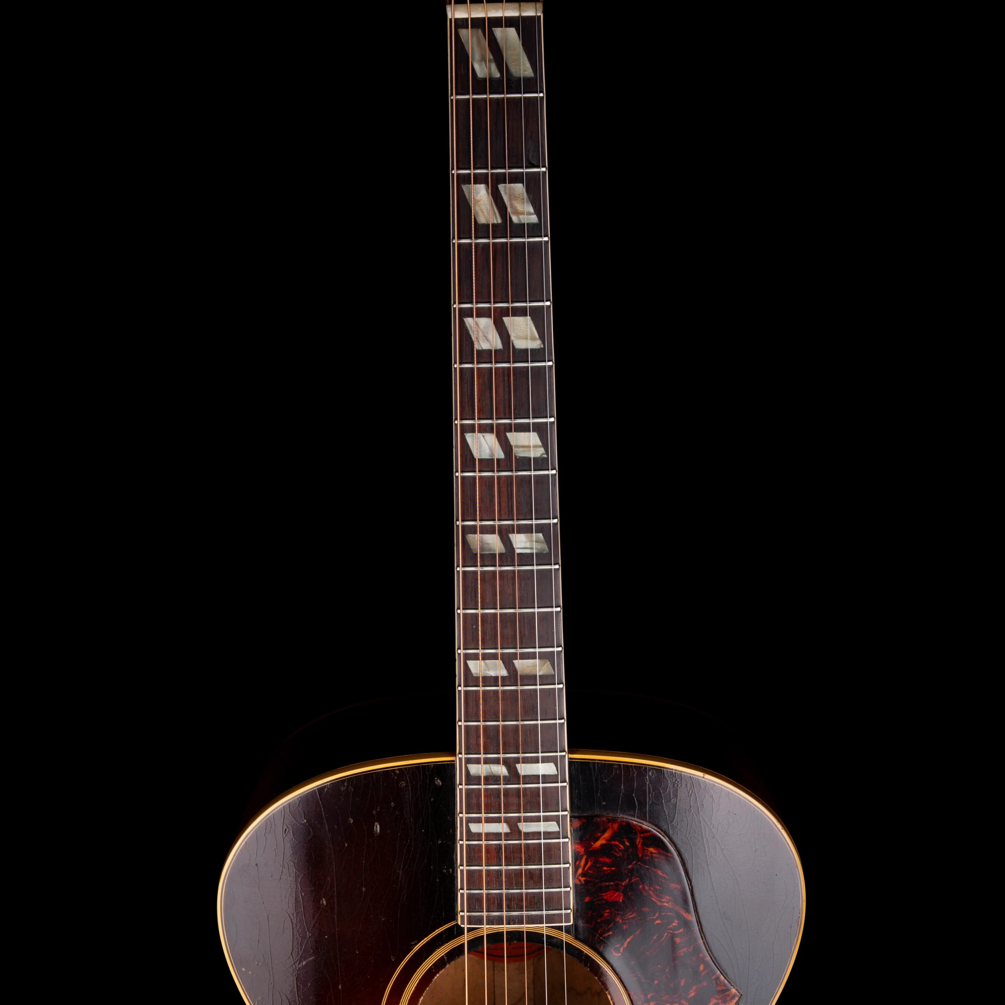 Vintage 1957 Gibson J-185 Sunburst Acoustic Guitar With OHSC - Image 10