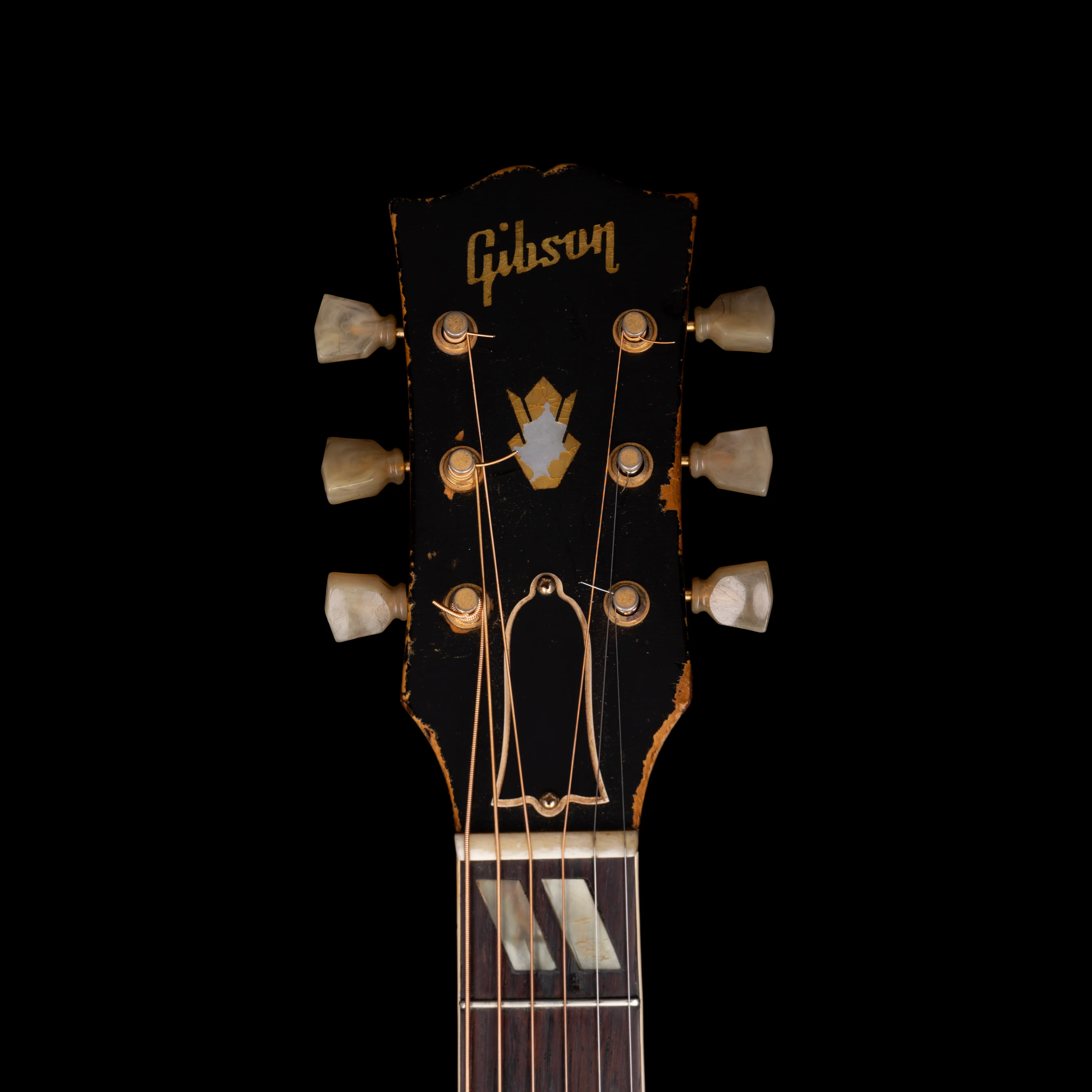 Vintage 1957 Gibson J-185 Sunburst Acoustic Guitar With OHSC - Image 11