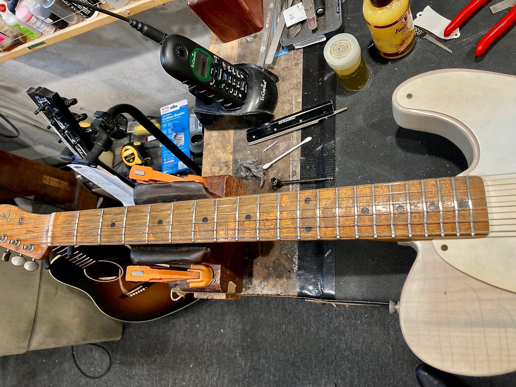 Vintage 1958 Fender Esquire White Blonde With Case - Image 29
