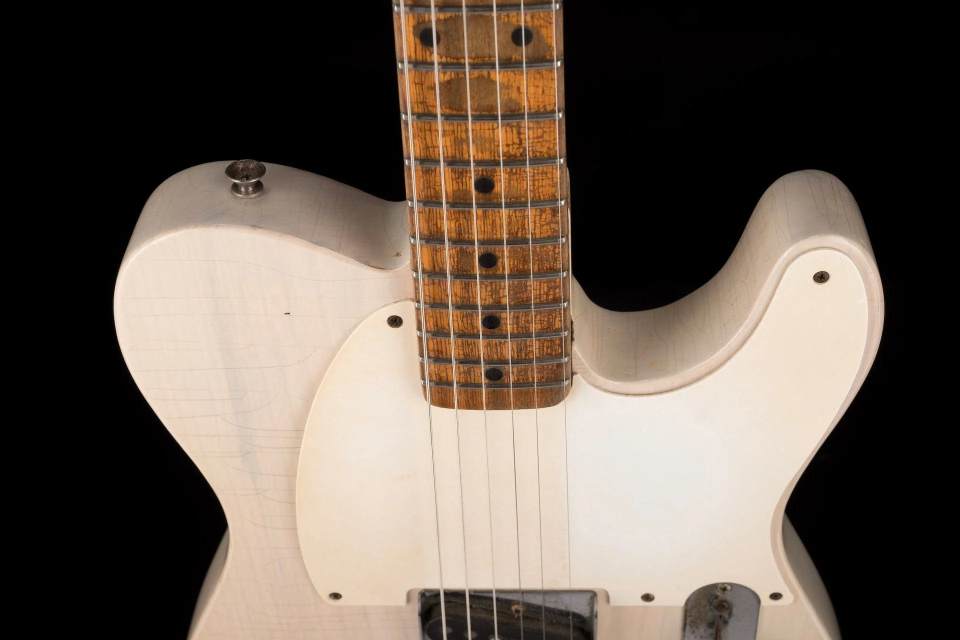 Vintage 1958 Fender Esquire White Blonde With Case - Image 3
