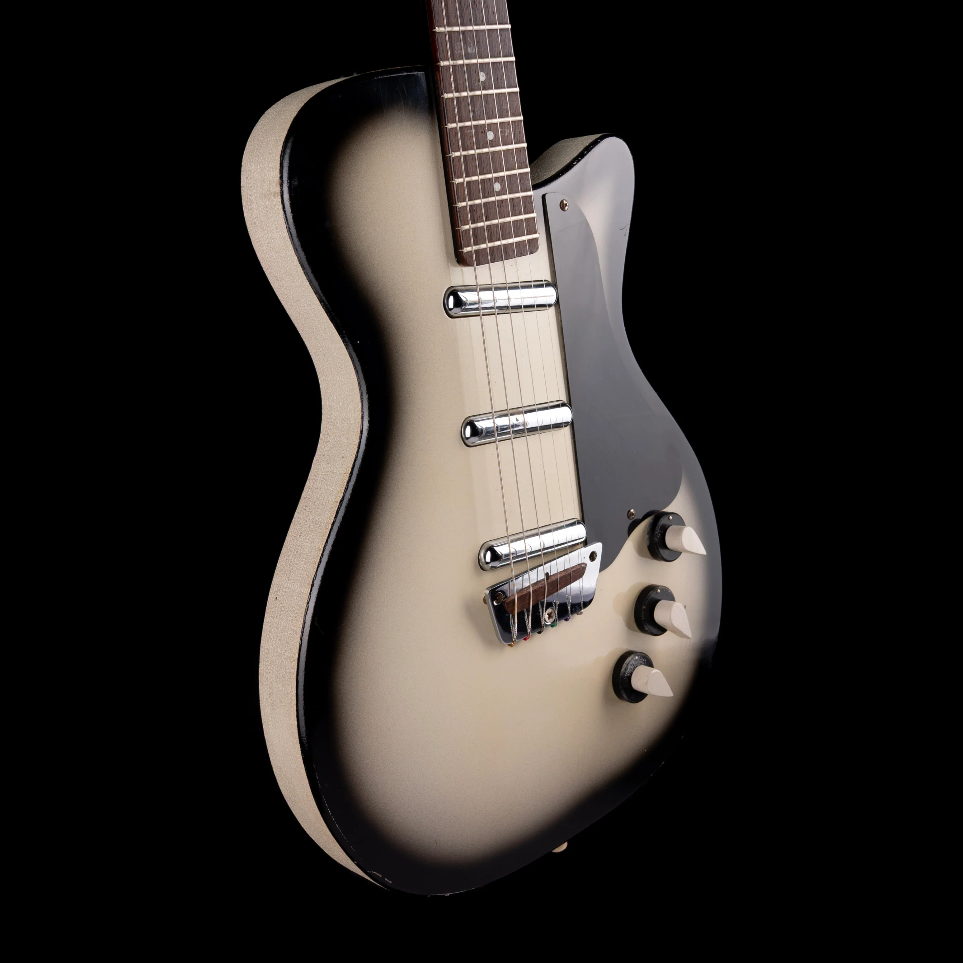 Vintage 1959 Silvertone U3 Model 1305 Sears Silverburst Electric Guitar - Image 6
