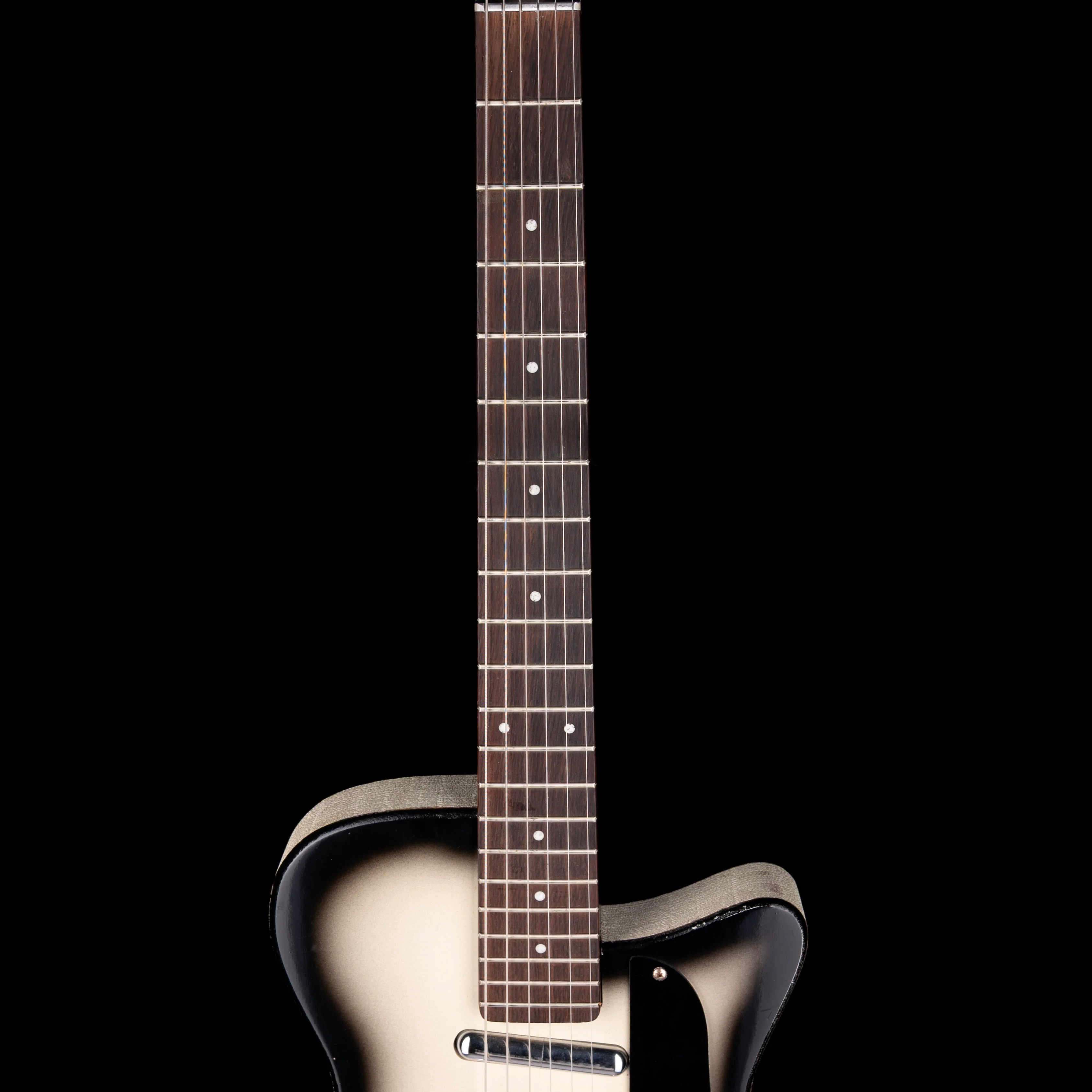 Vintage 1959 Silvertone U3 Model 1305 Sears Silverburst Electric Guitar - Image 7