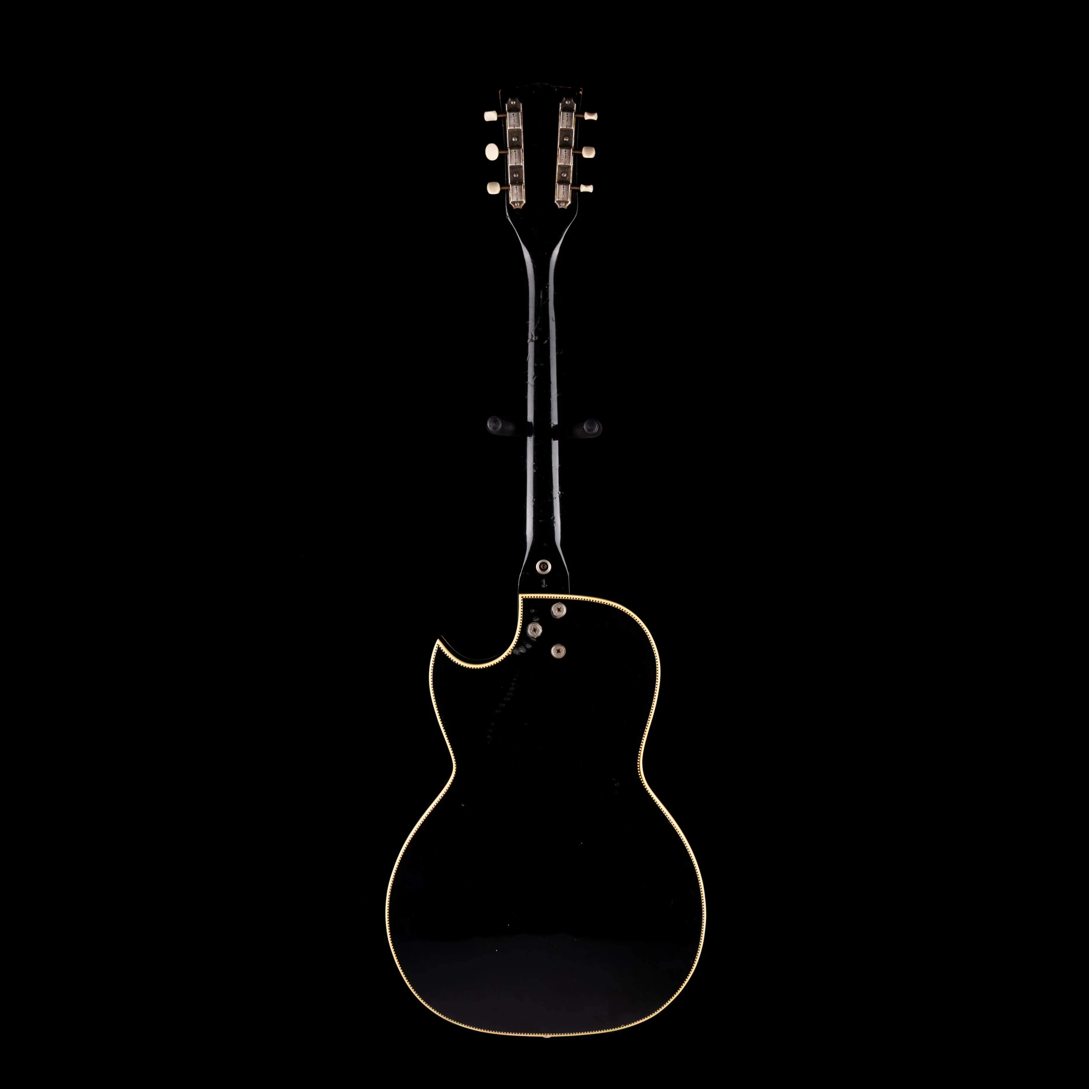 Vintage 1960's Kay Pro Thinline Model 1993 in Speed Demon Black With OSSC - Image 11