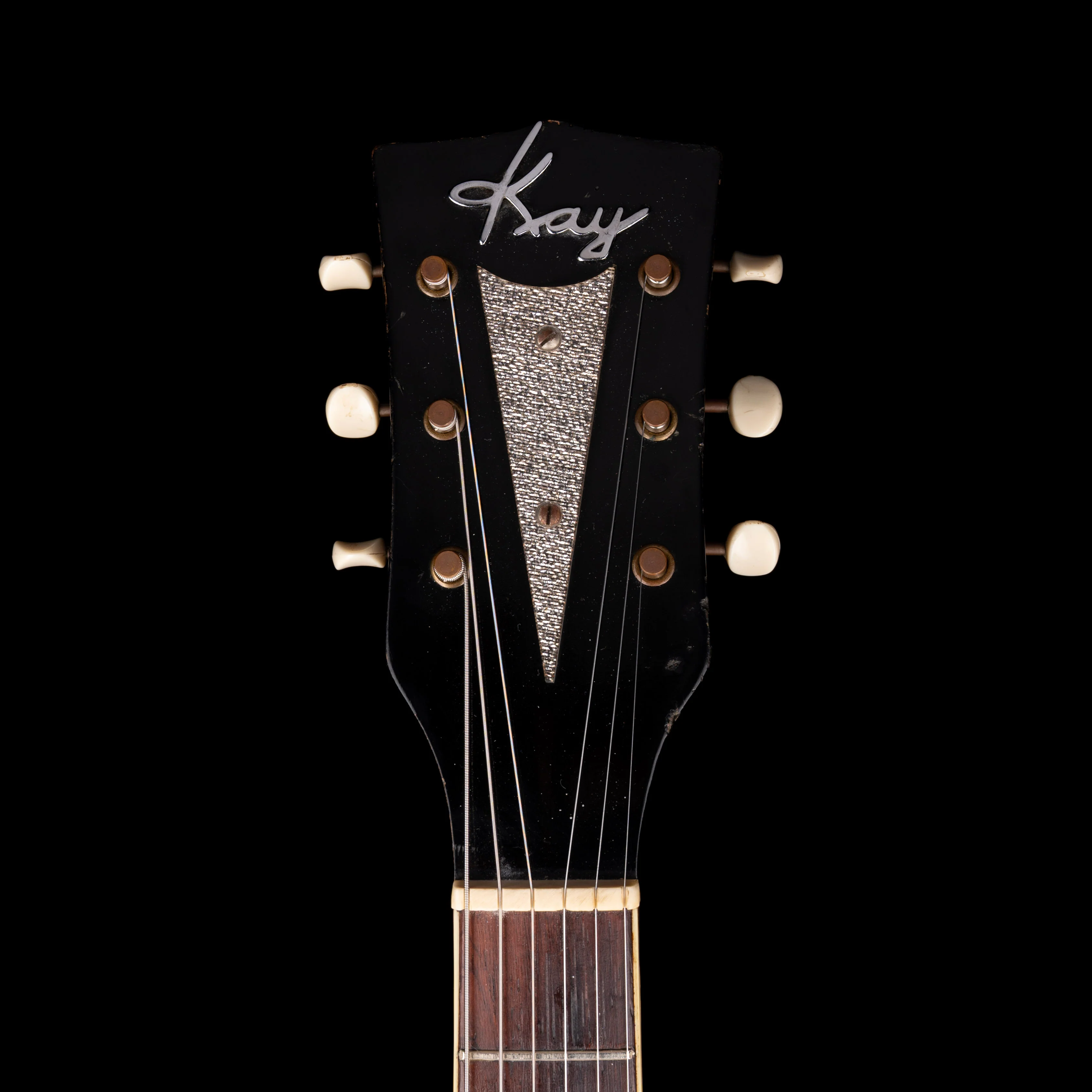 Vintage 1960's Kay Pro Thinline Model 1993 in Speed Demon Black With OSSC - Image 15