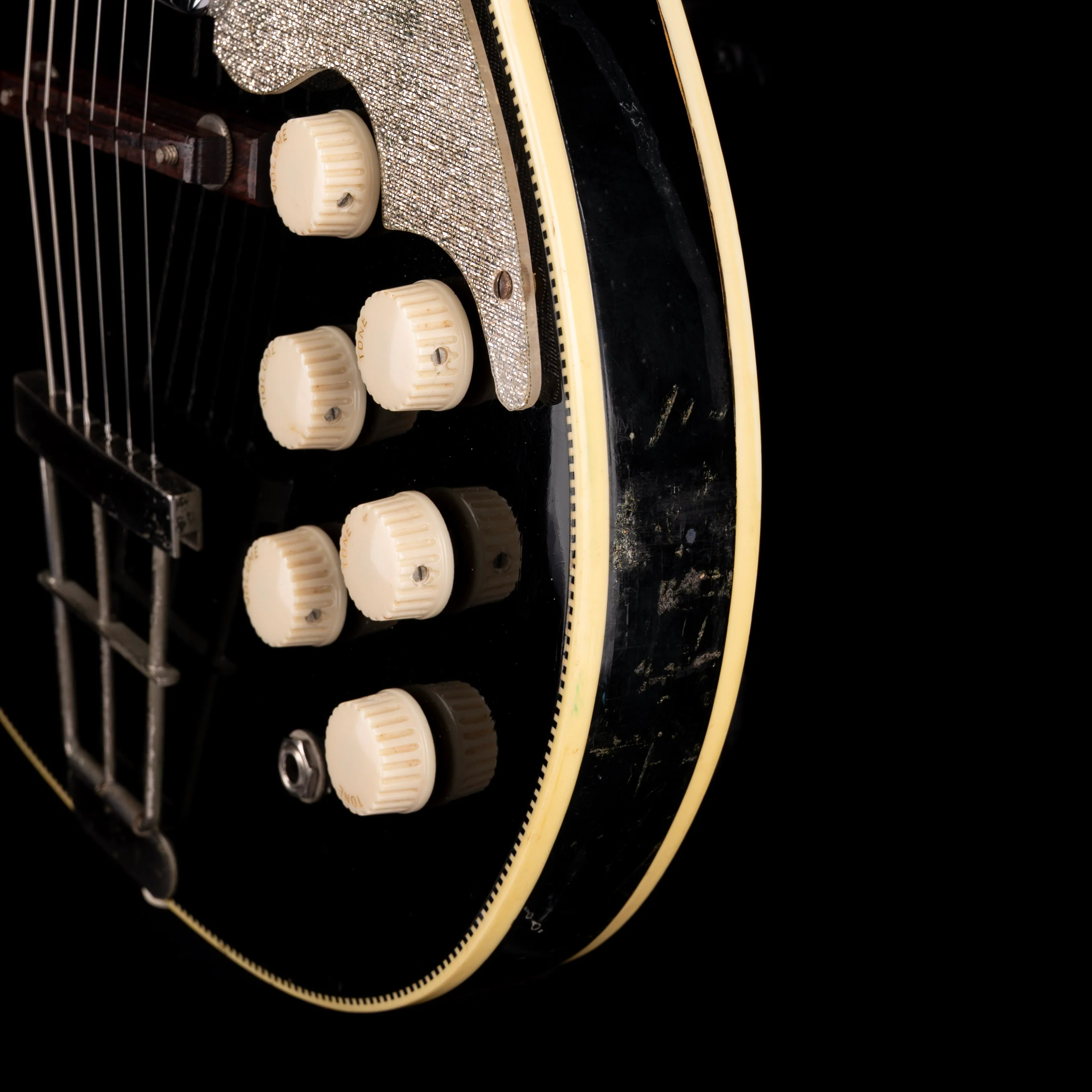 Vintage 1960's Kay Pro Thinline Model 1993 in Speed Demon Black With OSSC - Image 8