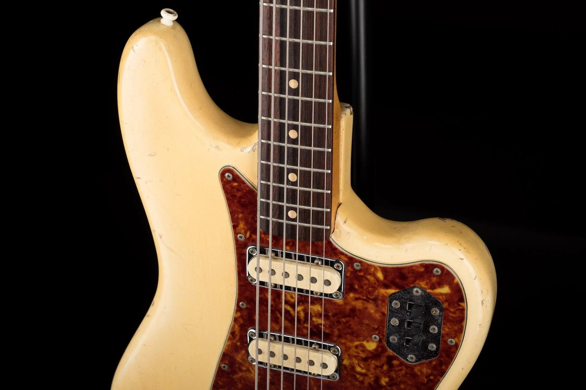 Vintage 1961 Fender Bass VI White Owned by Ry Cooder - Image 3