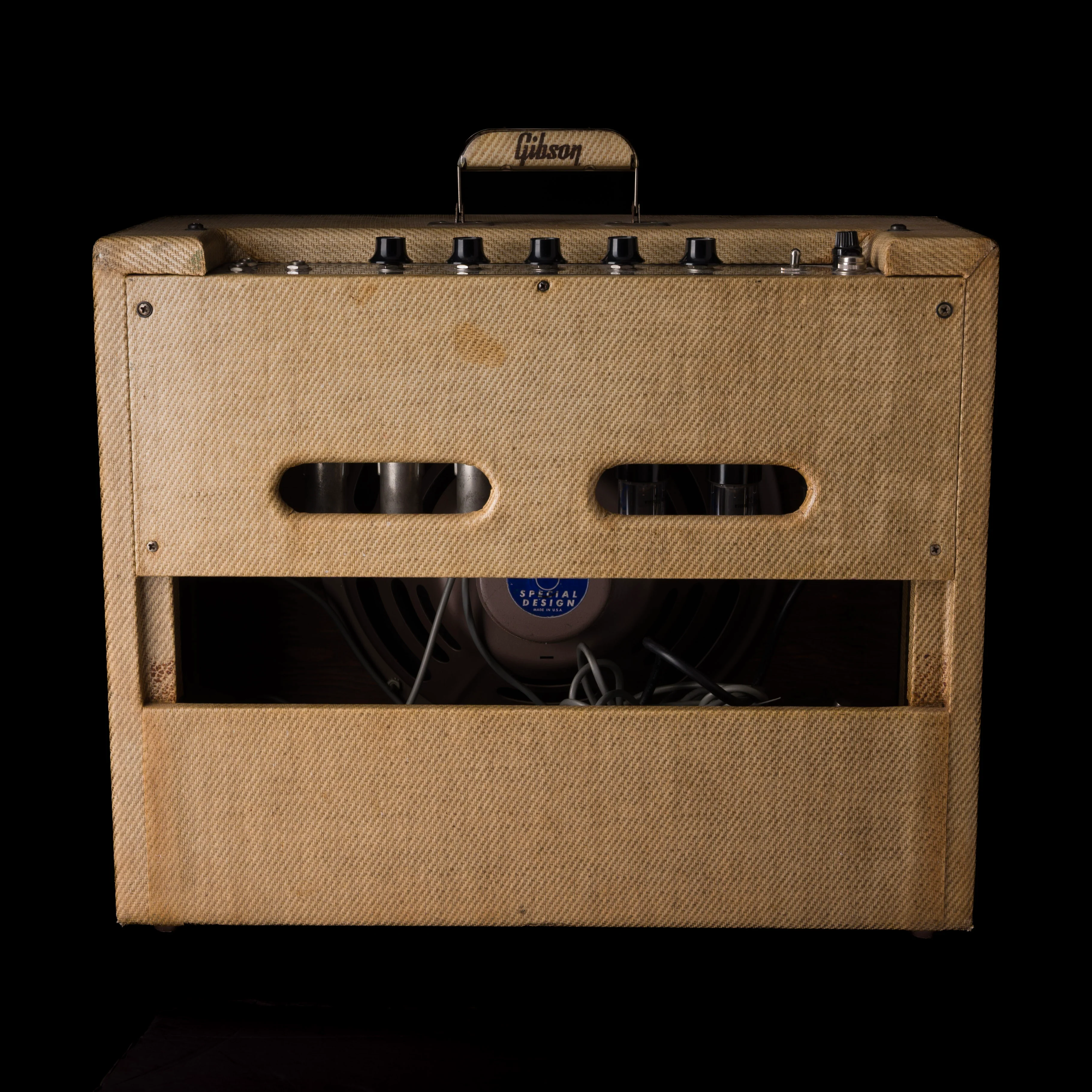 Vintage 1962 Gibson Falcon GA-19RVT Tweed Guitar Amp Combo With Signed C.O.A. Owned by Brian Ray - Image 8