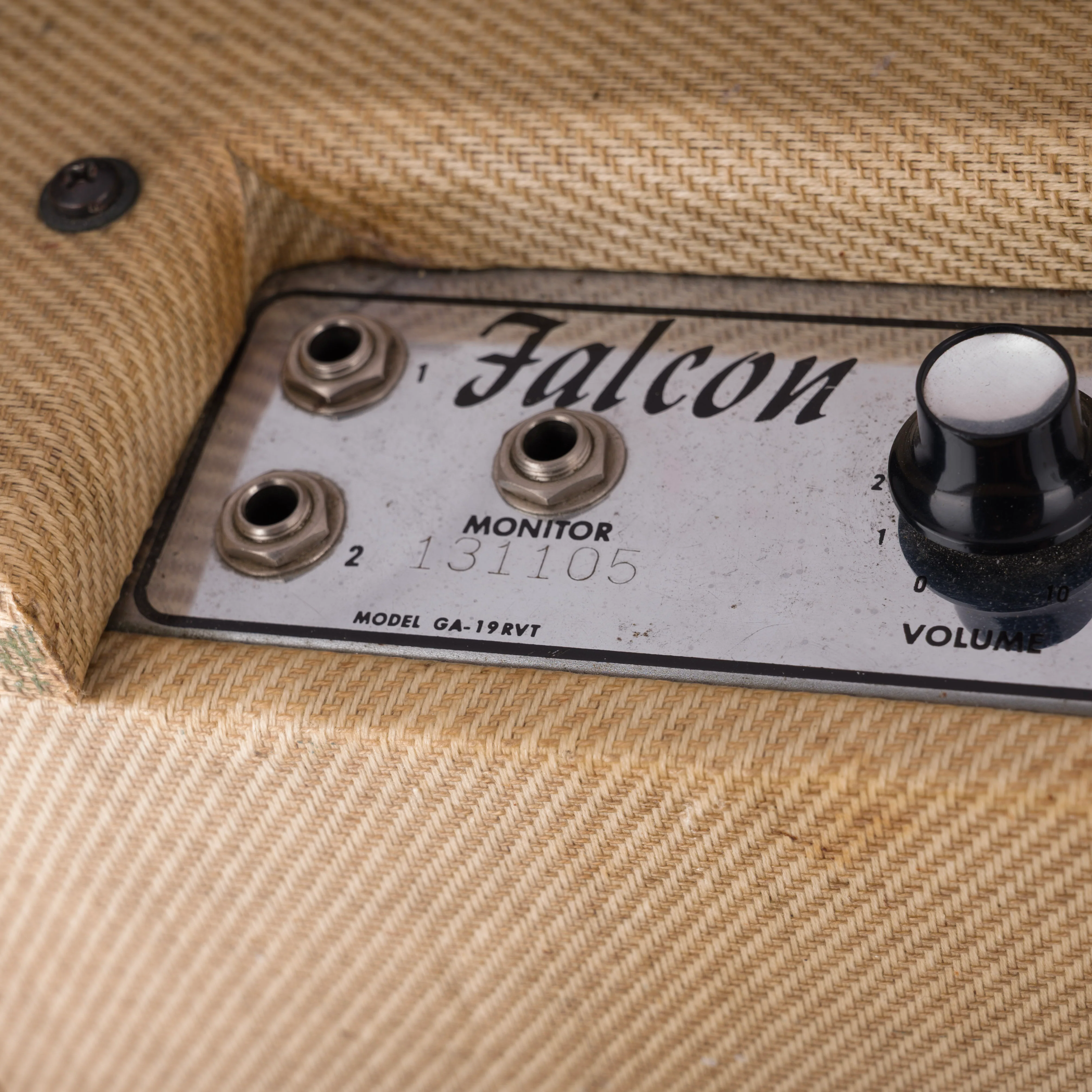 Vintage 1962 Gibson Falcon GA-19RVT Tweed Guitar Amp Combo With Signed C.O.A. Owned by Brian Ray - Image 9
