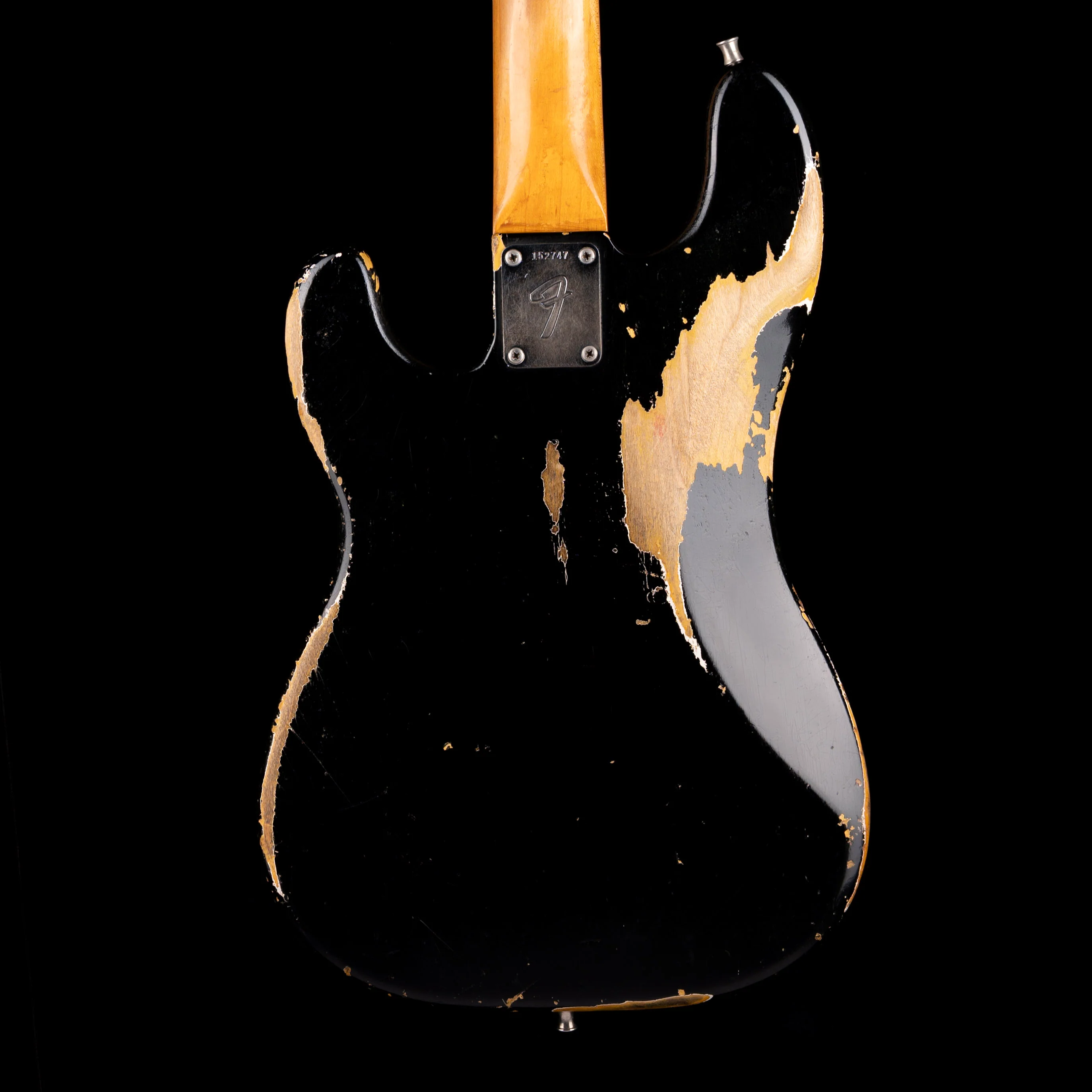 Vintage 1966 Fender Precision Bass Black With OHSC - Image 10
