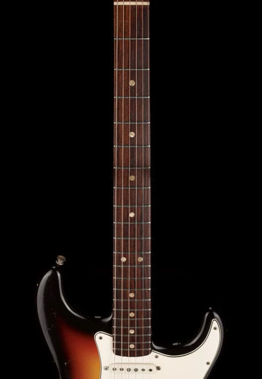 Vintage 1966 Fender Stratocaster 3-Tone Sunburst with OHSC - Image 13