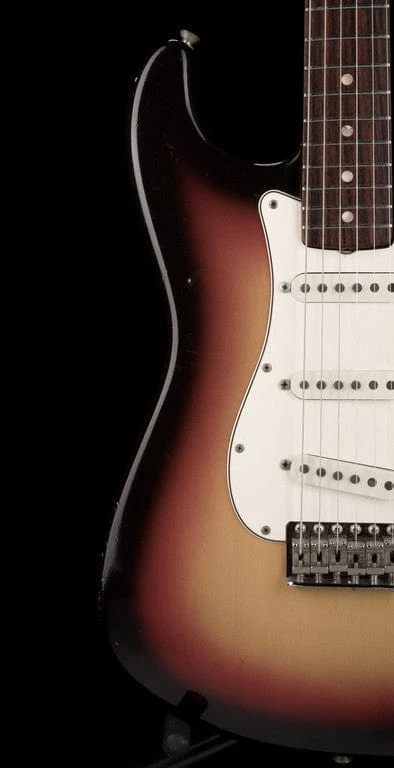 Vintage 1966 Fender Stratocaster 3-Tone Sunburst with OHSC - Image 8