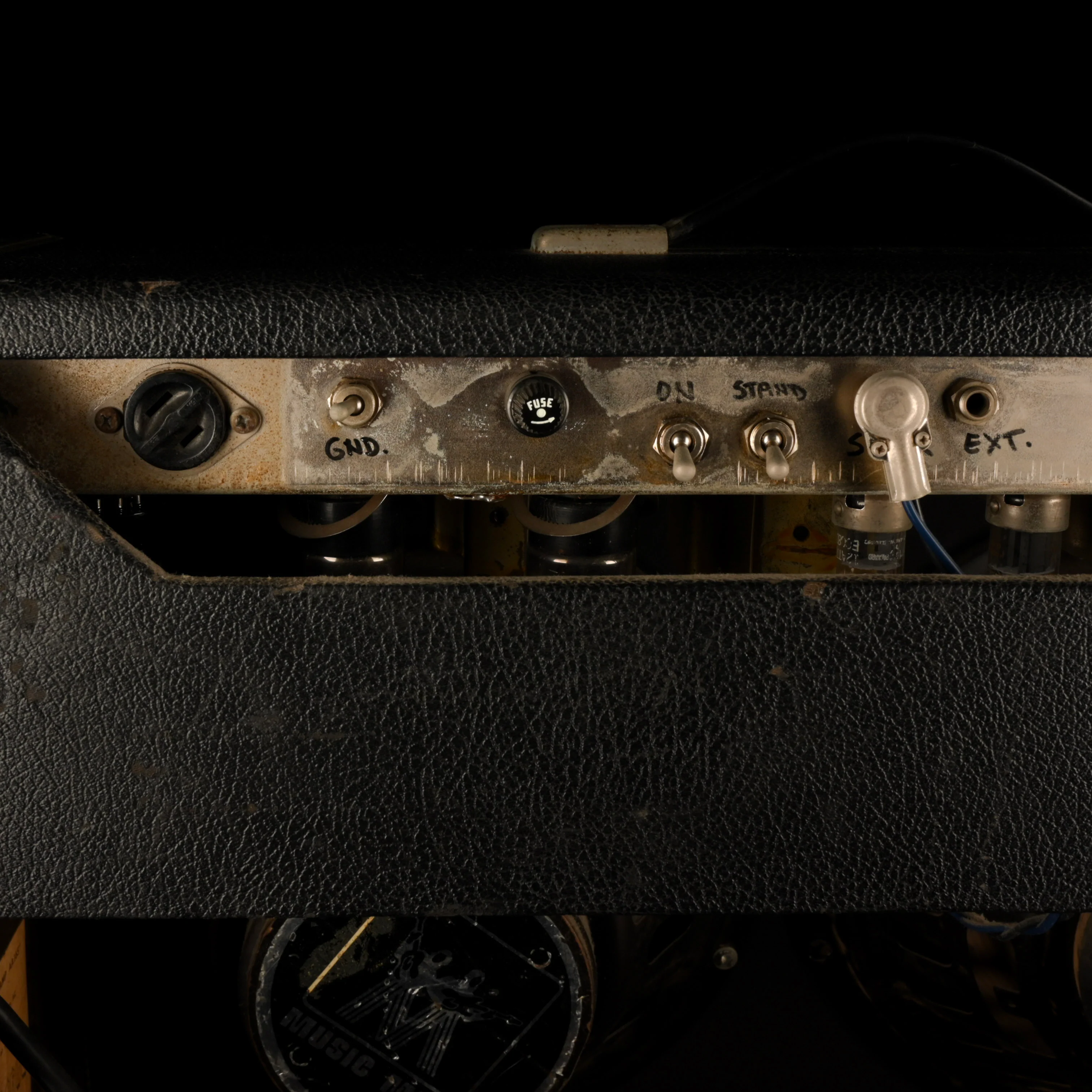 Vintage 1967 Fender Pro Reverb Guitar Amp Combo With Mods - Image 11